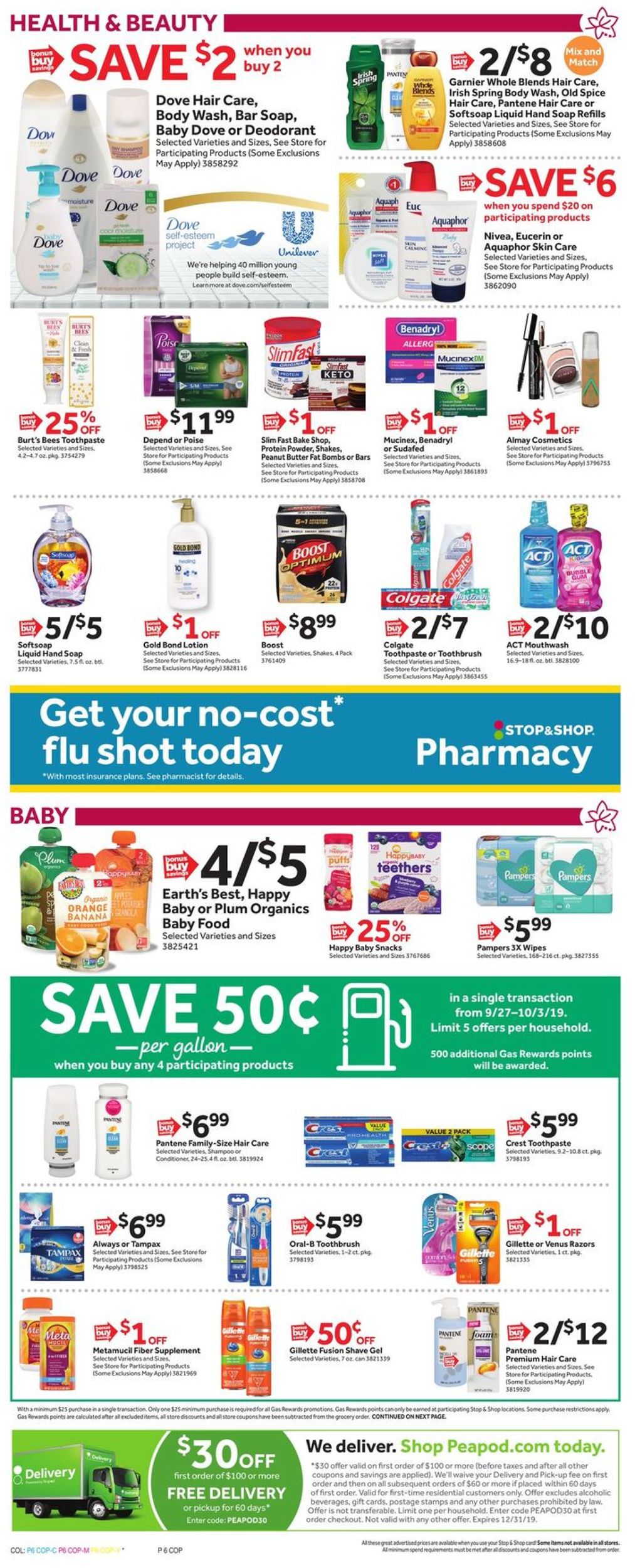 Catalogue Stop and Shop from 09/27/2019