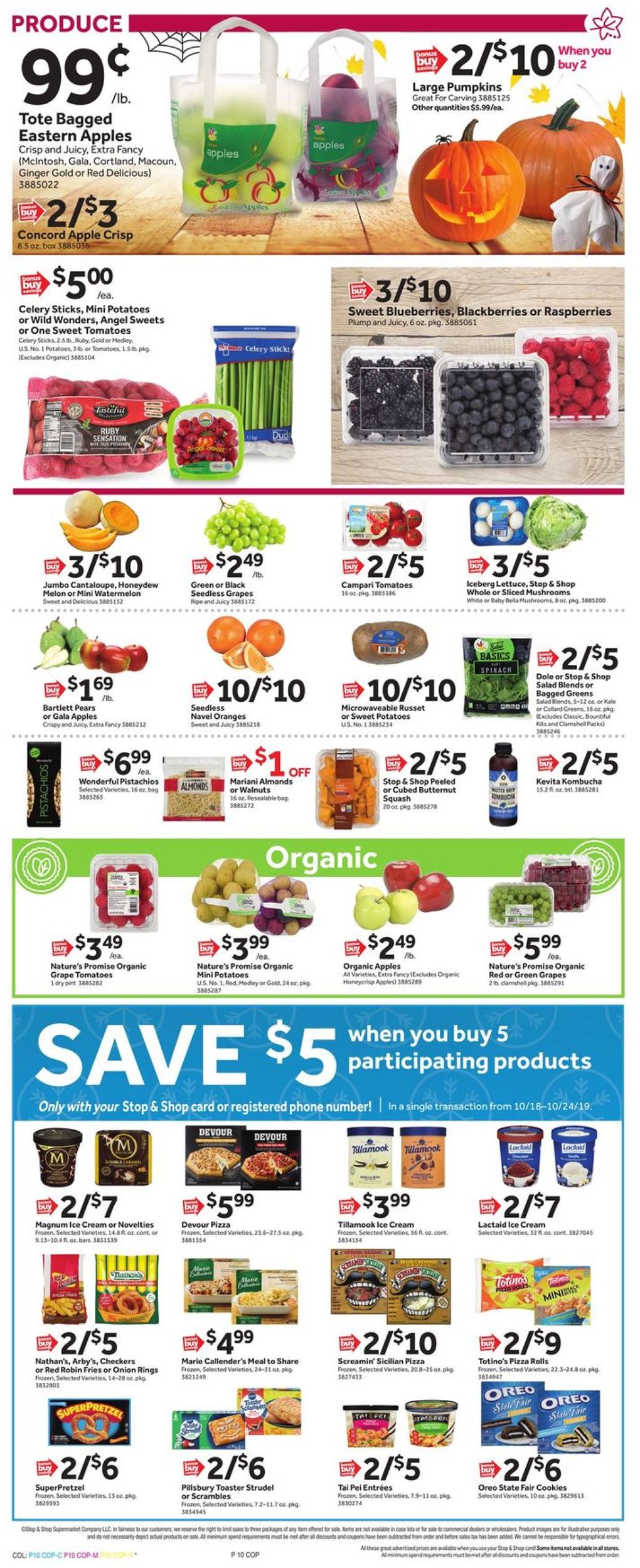 Catalogue Stop and Shop from 10/18/2019