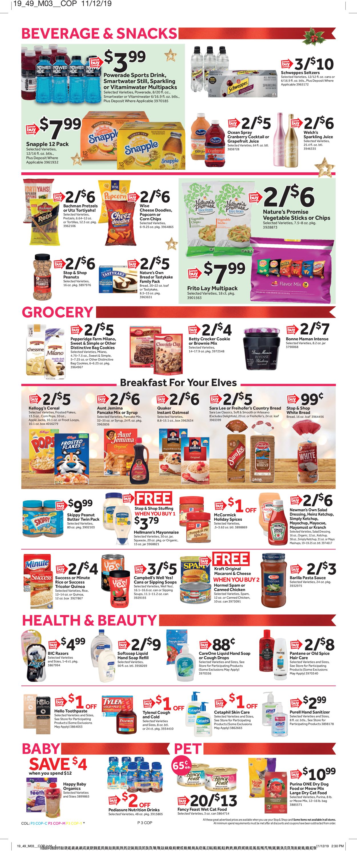 Catalogue Stop and Shop - Christmas Ad 2019 from 11/29/2019