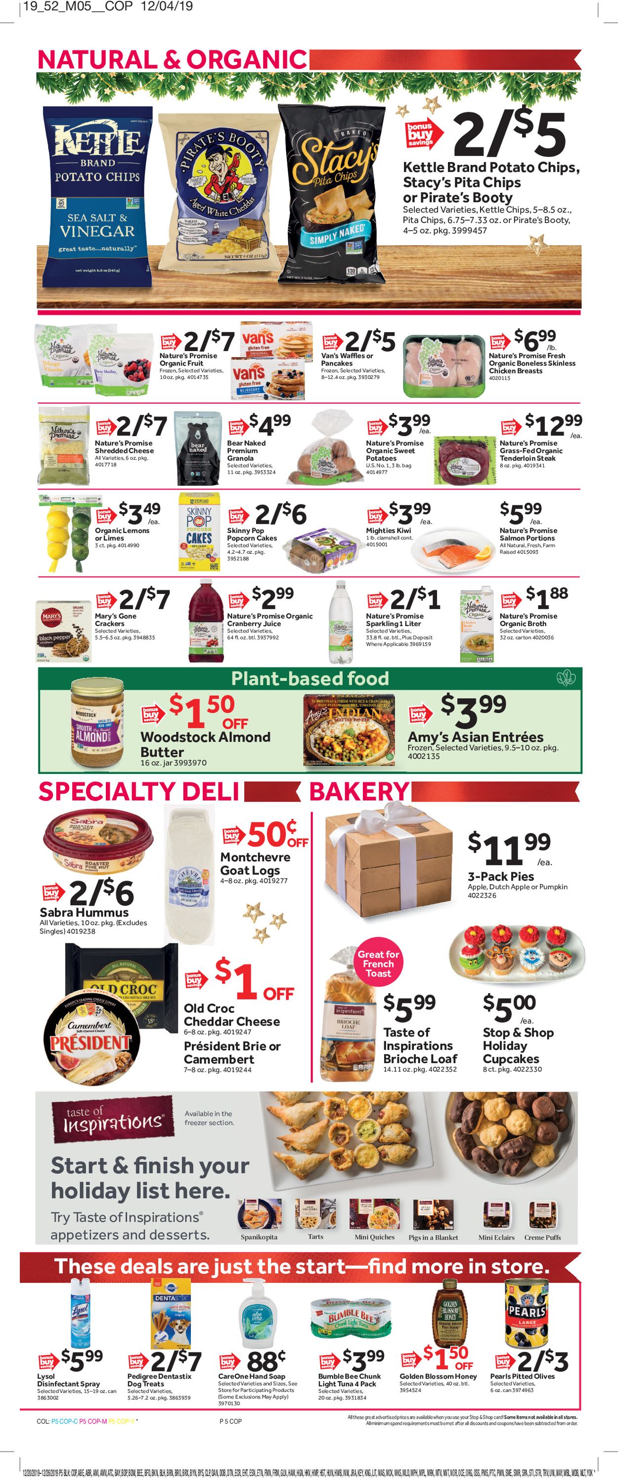Catalogue Stop and Shop - Holidays Ad 2019 from 12/20/2019