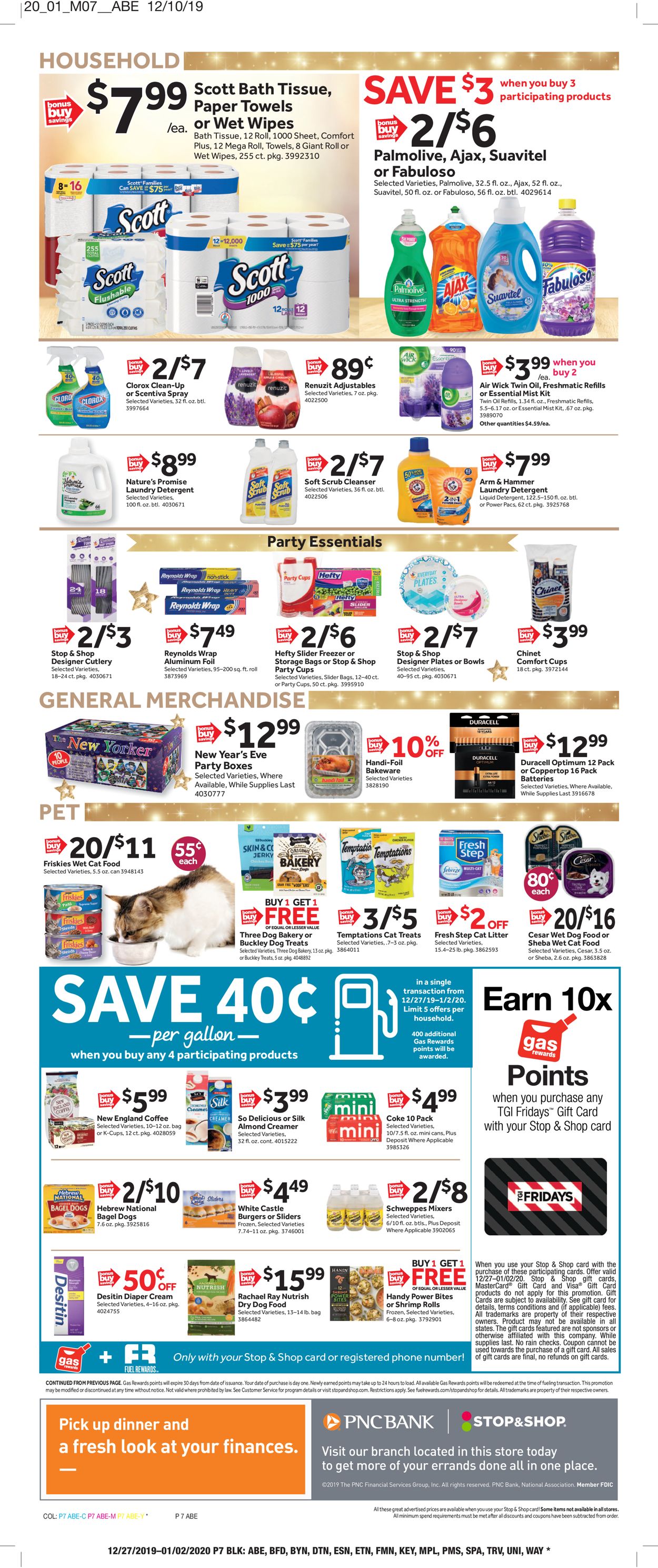 Catalogue Stop and Shop from 12/27/2019