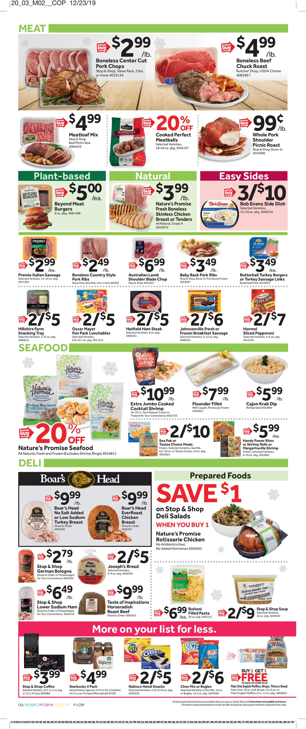 Catalogue Stop and Shop from 01/10/2020