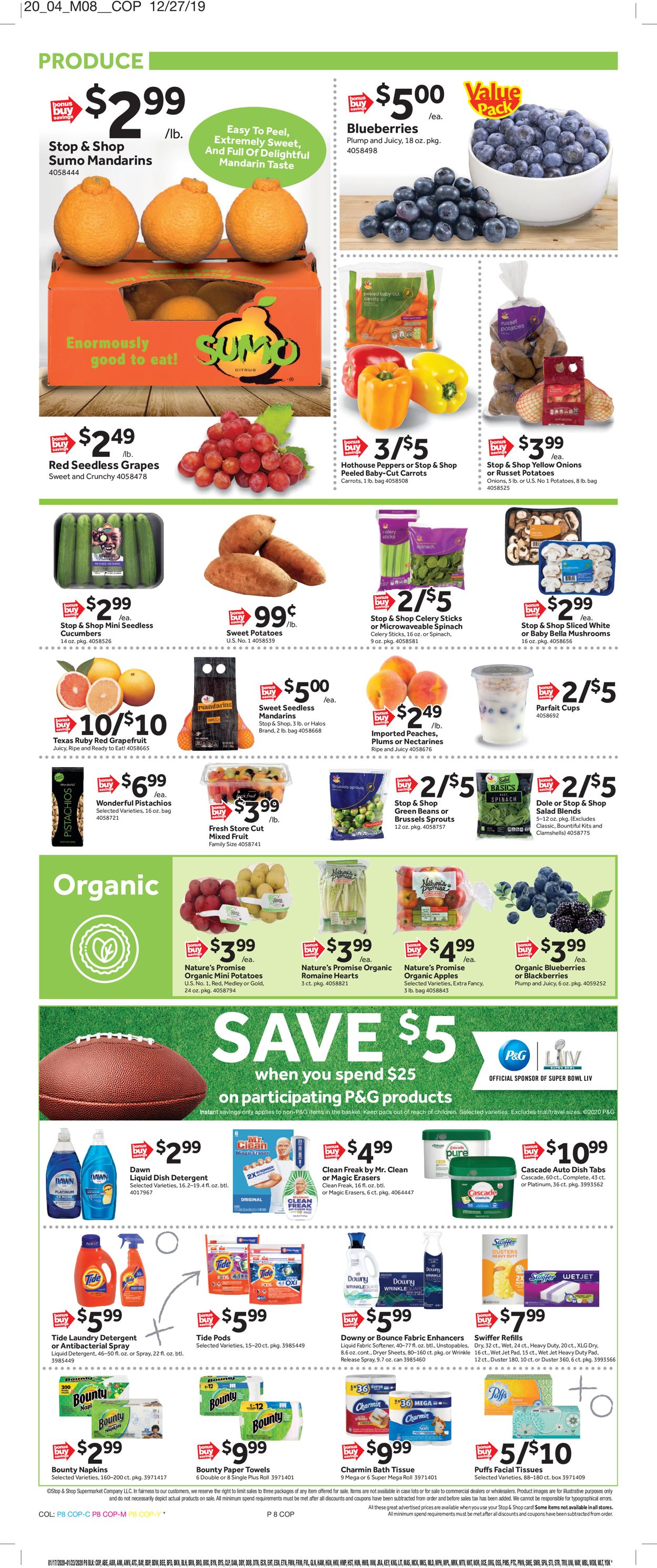 Catalogue Stop and Shop from 01/17/2020