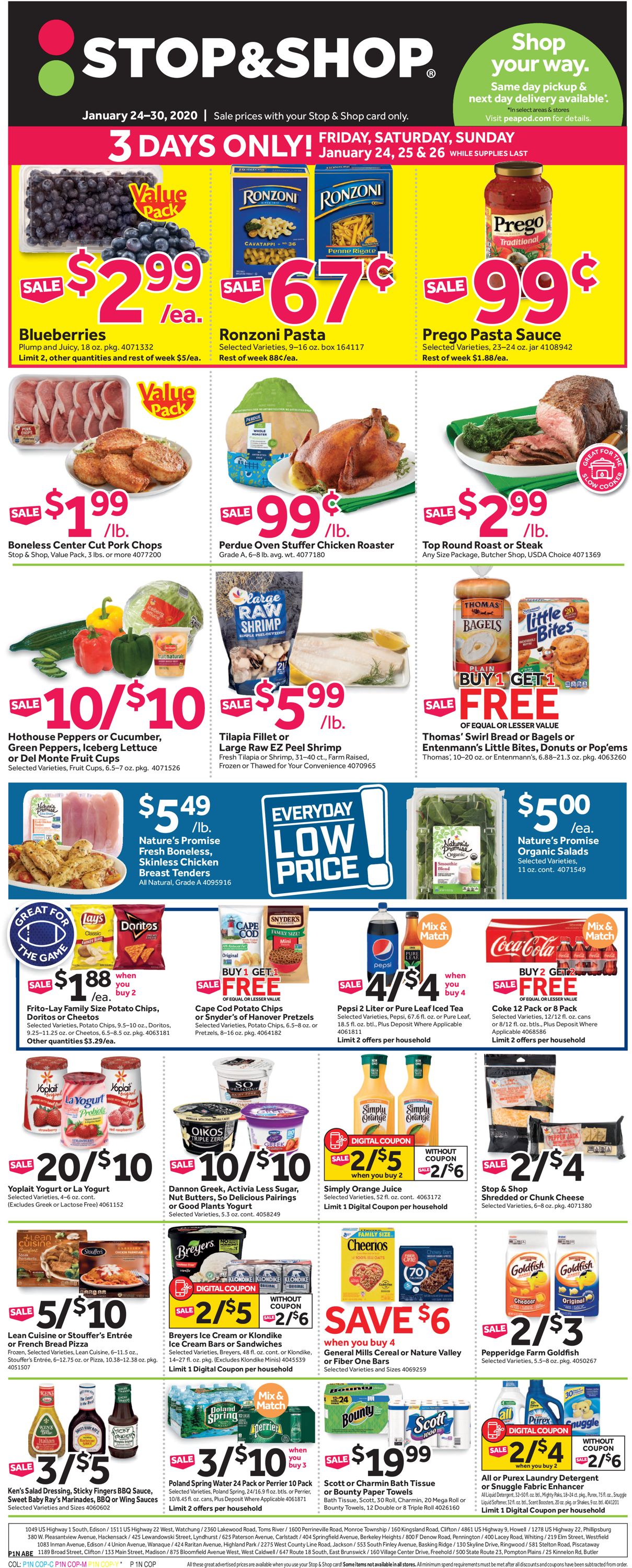 Catalogue Stop and Shop from 01/24/2020