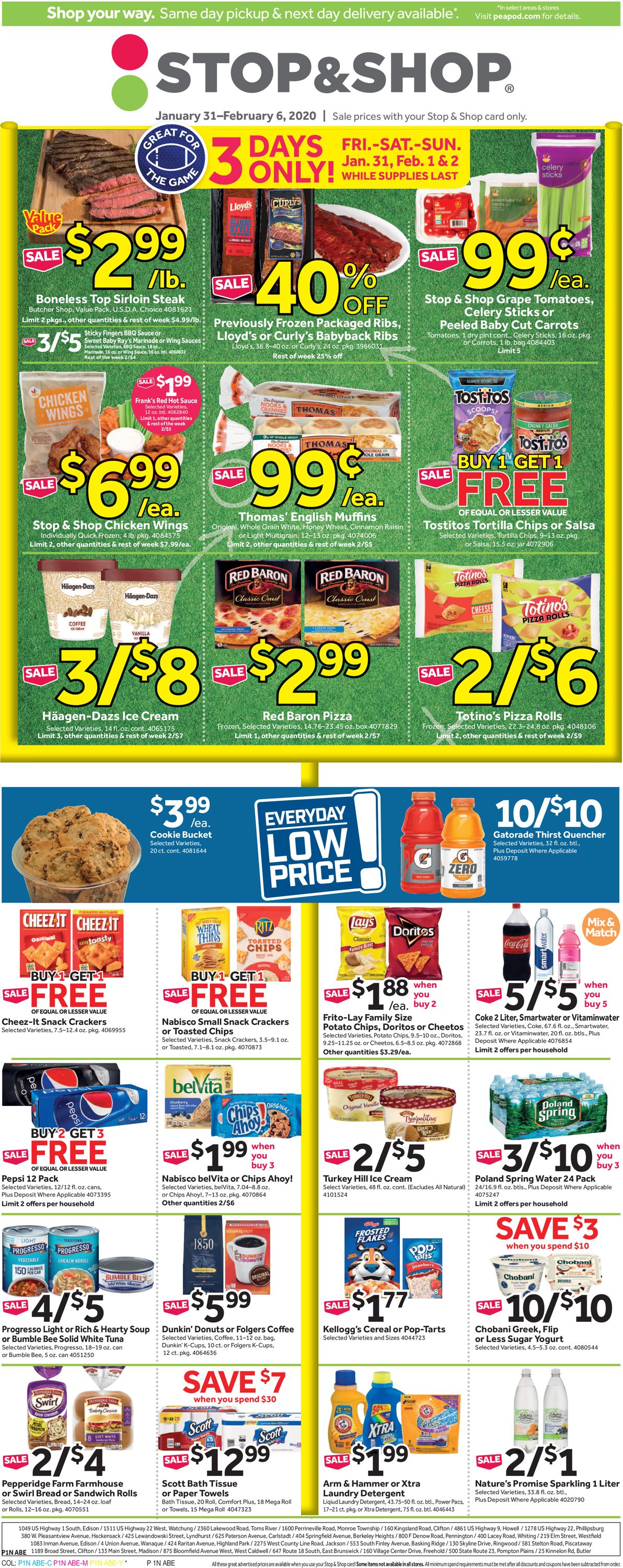 Catalogue Stop and Shop from 01/31/2020