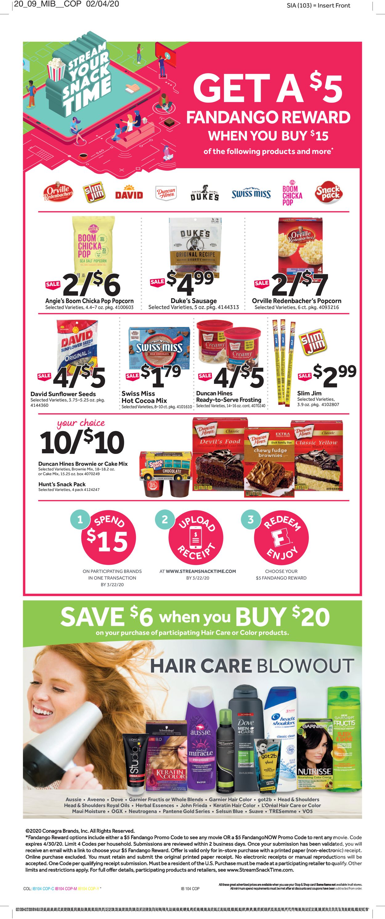 Catalogue Stop and Shop from 02/21/2020
