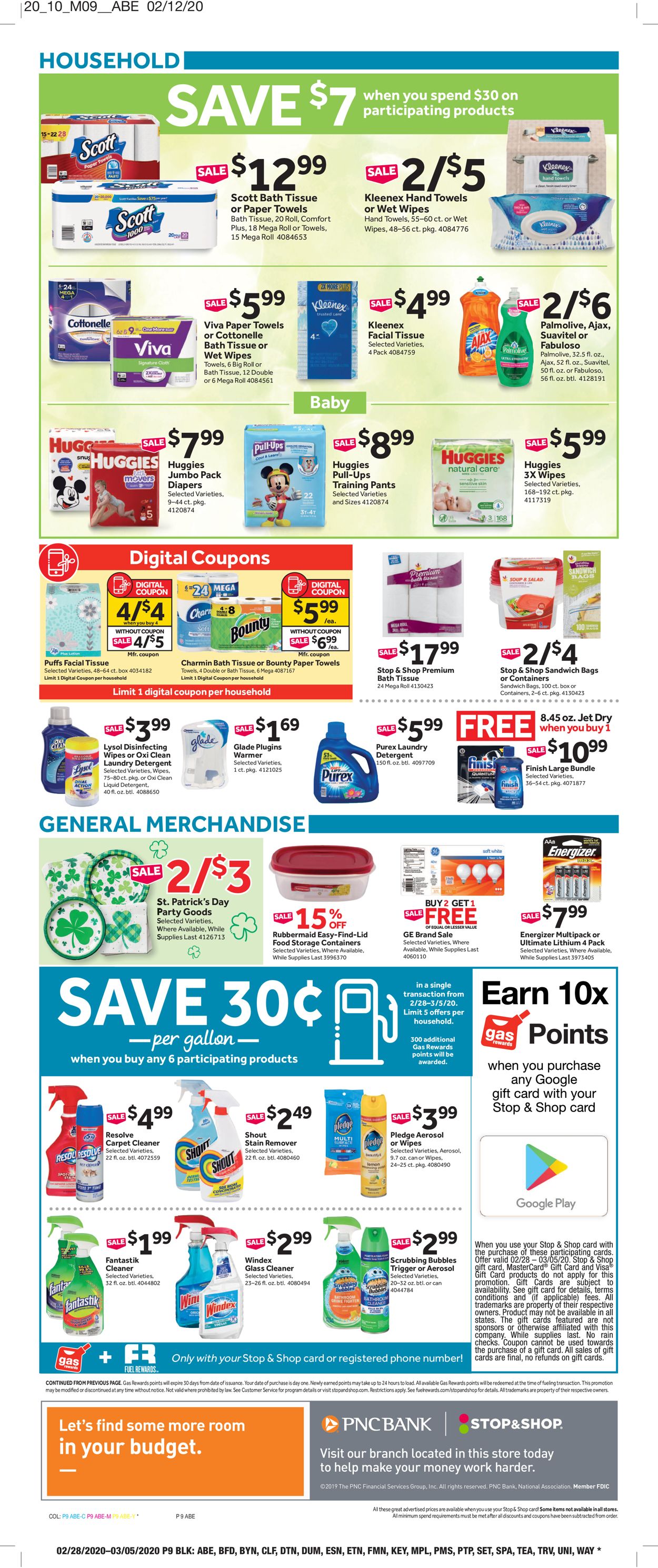 Catalogue Stop and Shop from 02/28/2020