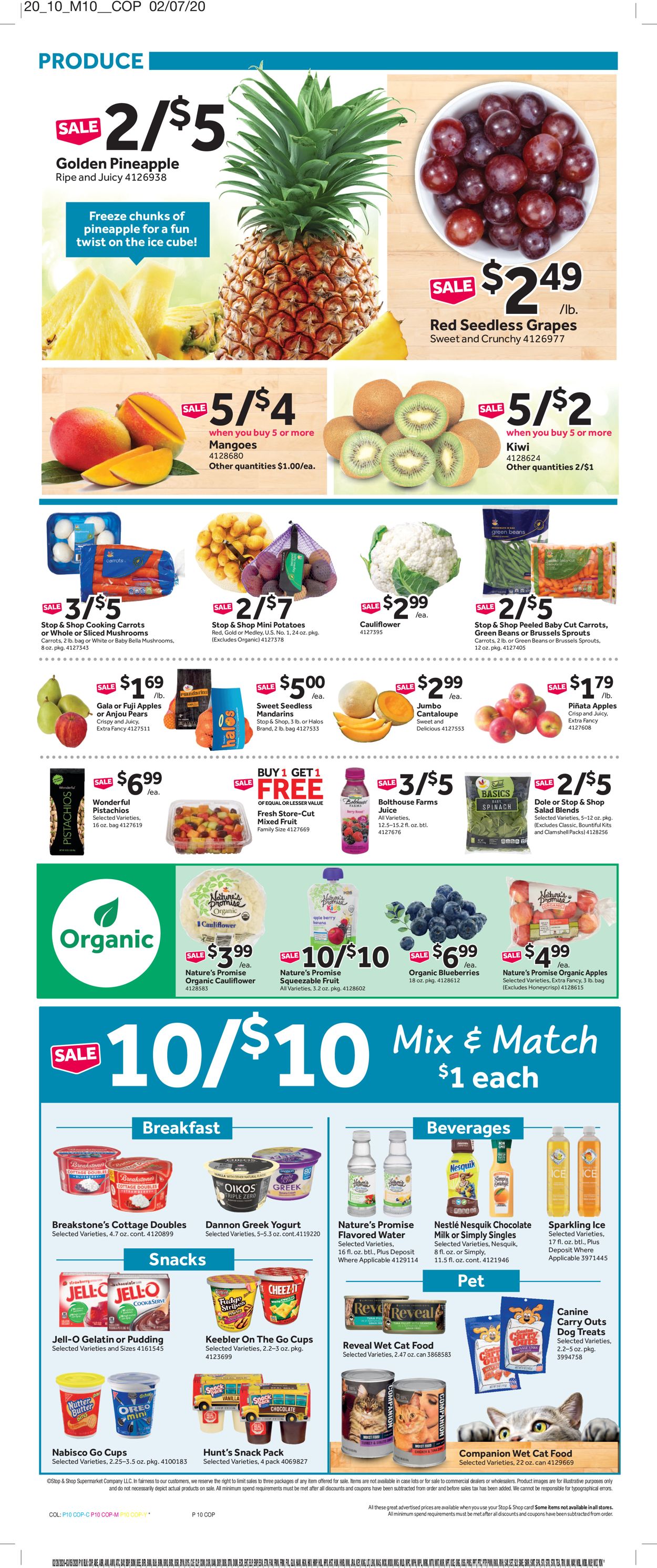Catalogue Stop and Shop from 02/28/2020