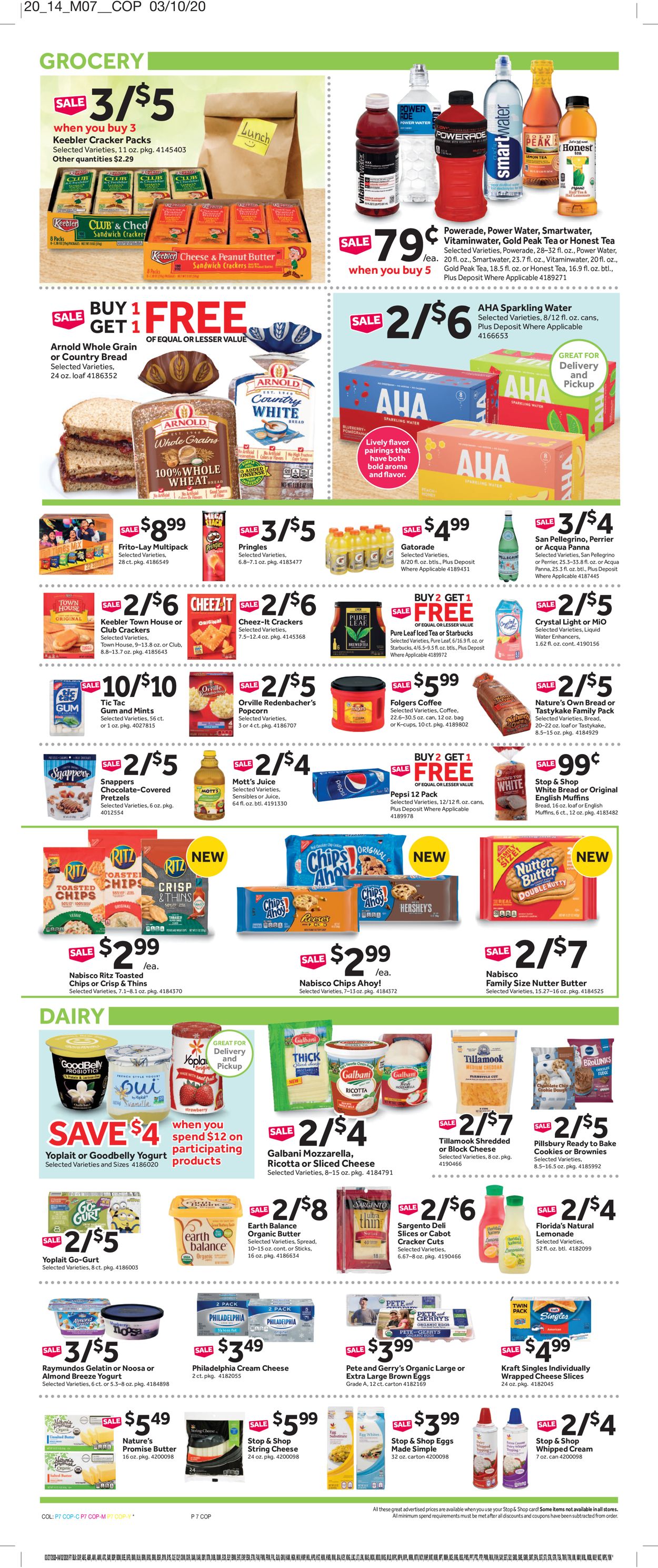 Catalogue Stop and Shop from 03/27/2020