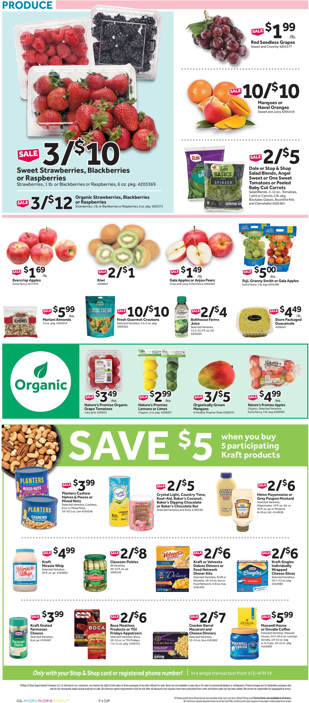 Catalogue Stop and Shop from 04/03/2020