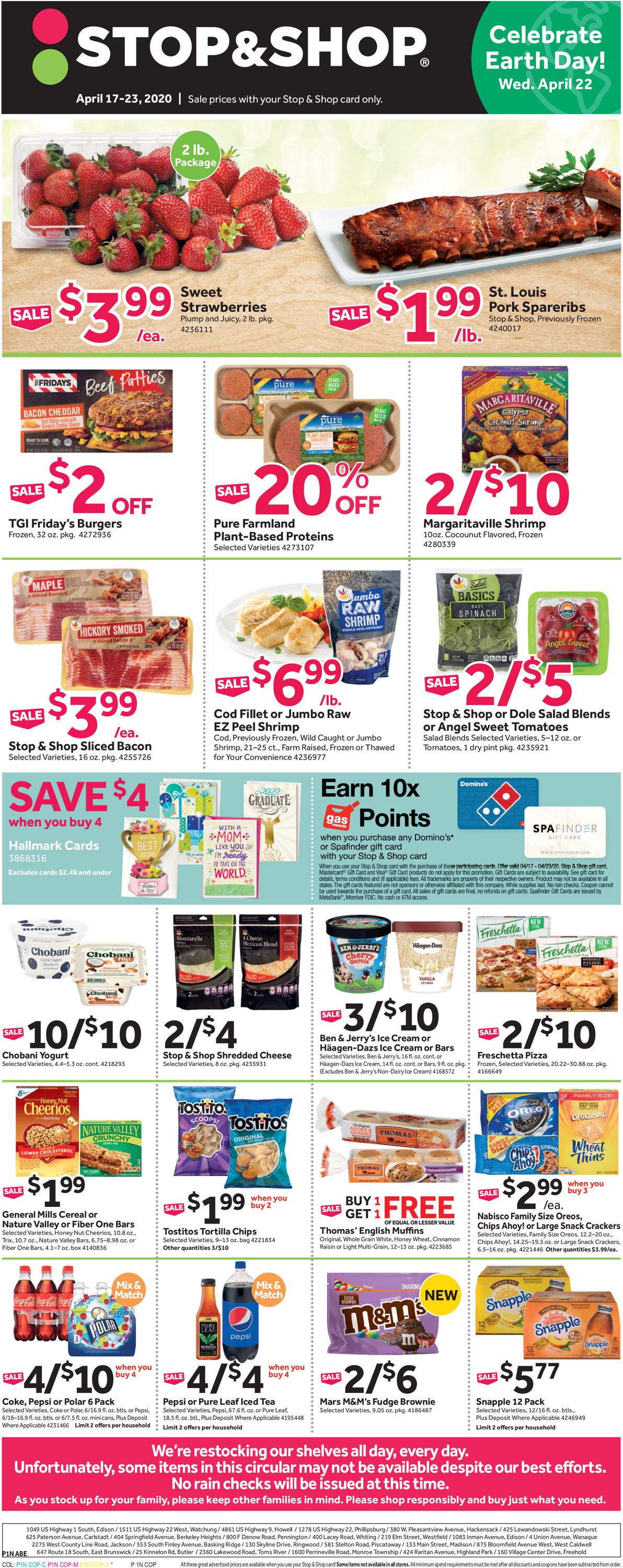 Catalogue Stop and Shop from 04/17/2020