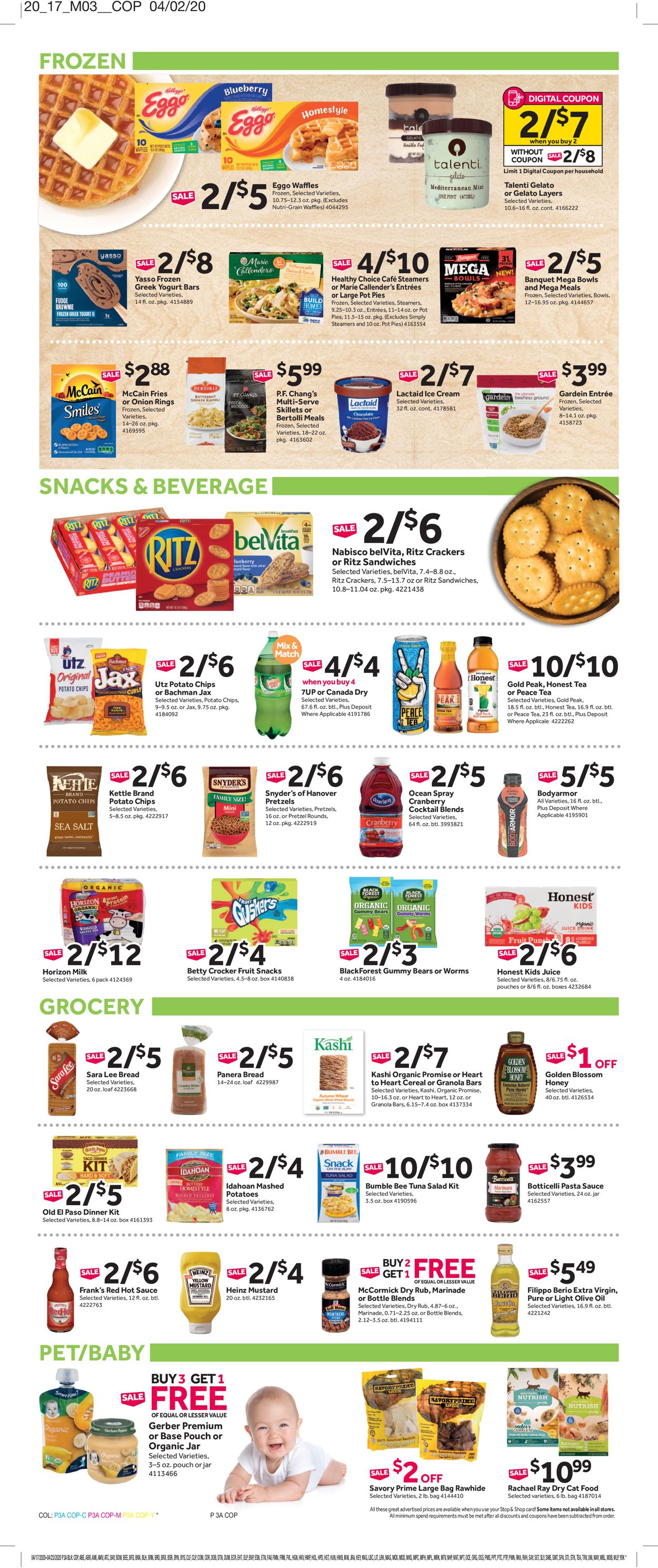 Catalogue Stop and Shop from 04/17/2020