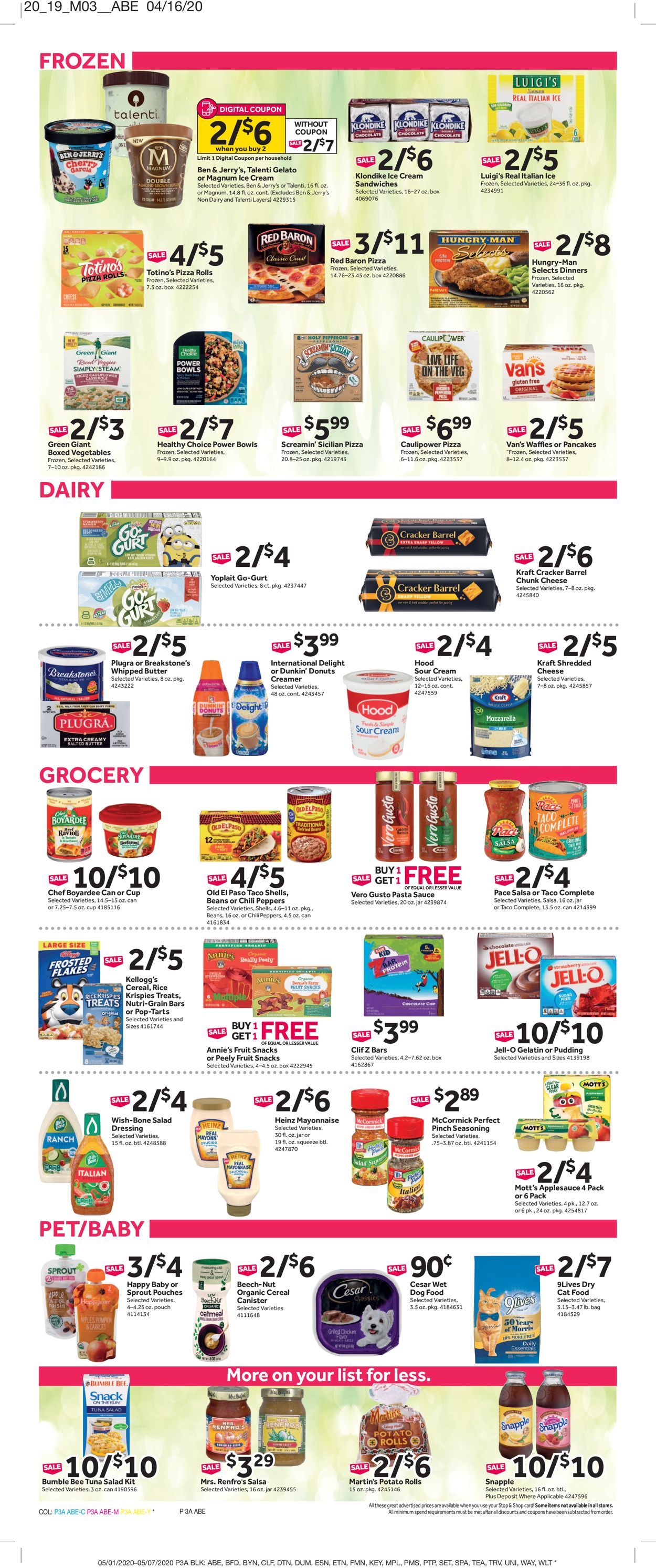 Catalogue Stop and Shop from 05/01/2020