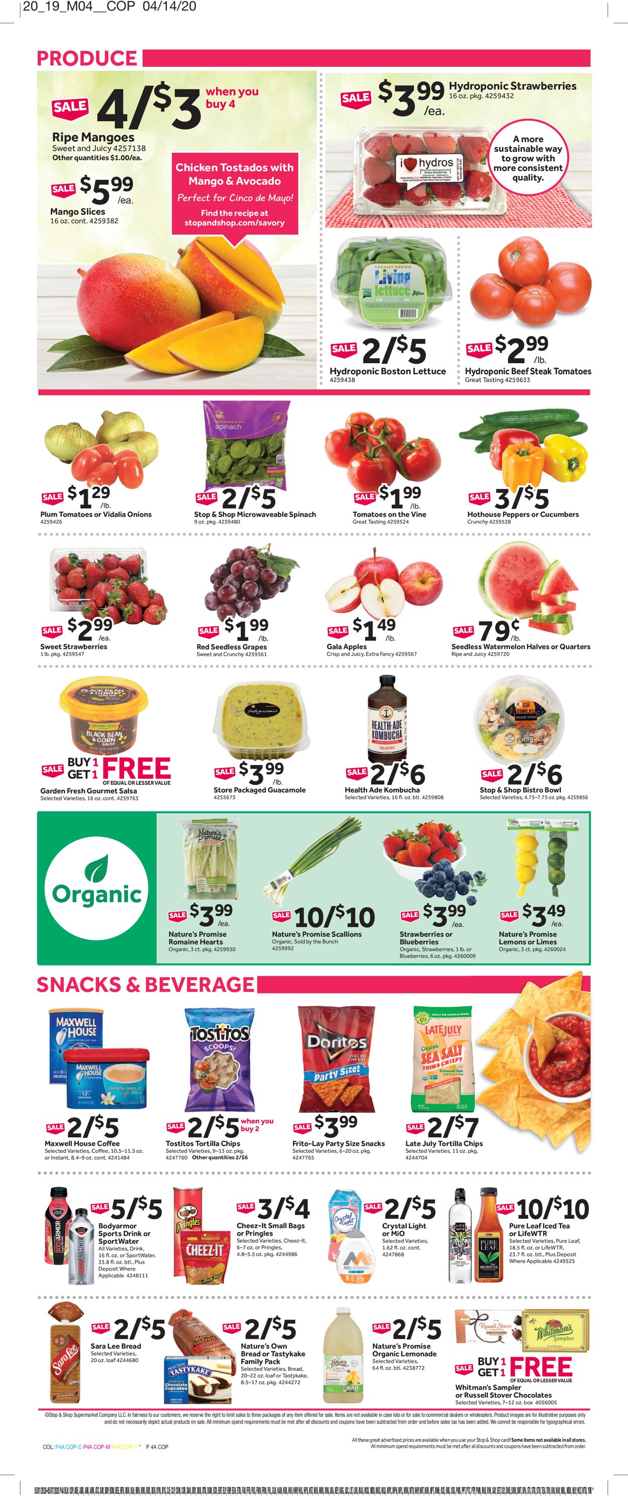 Catalogue Stop and Shop from 05/01/2020