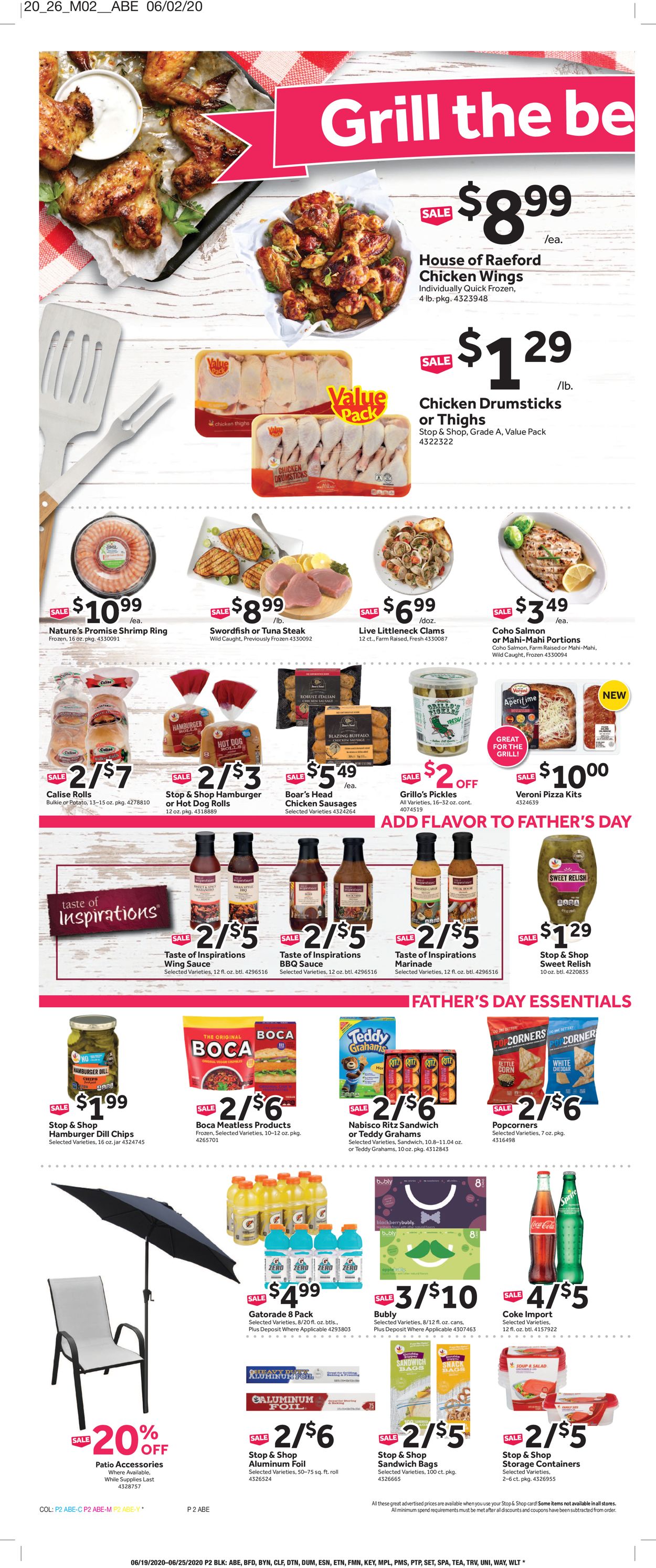 Catalogue Stop and Shop from 06/19/2020