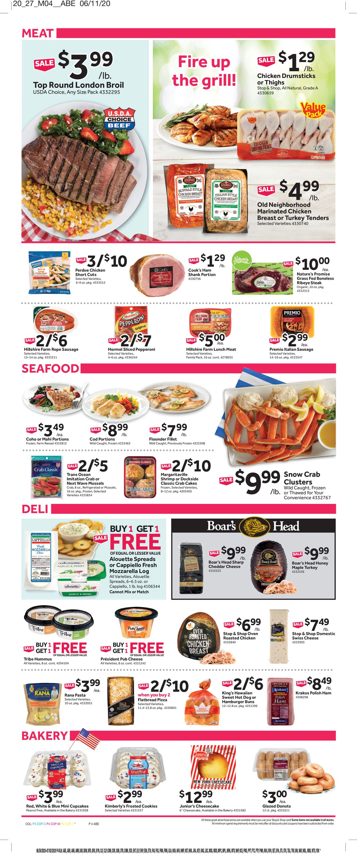 Catalogue Stop and Shop from 06/26/2020