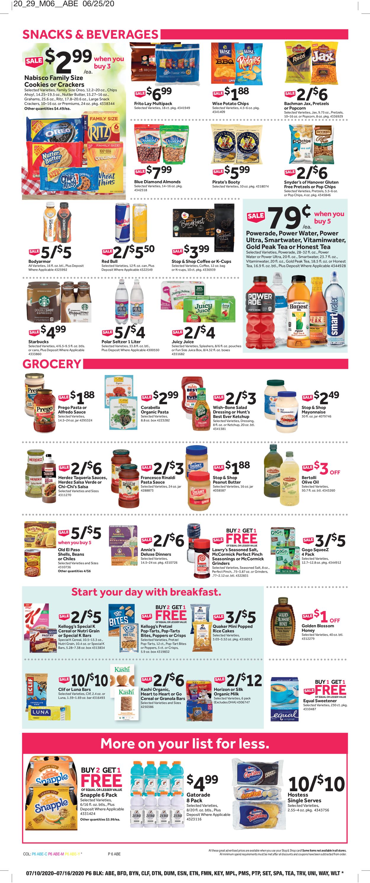 Catalogue Stop and Shop from 07/10/2020
