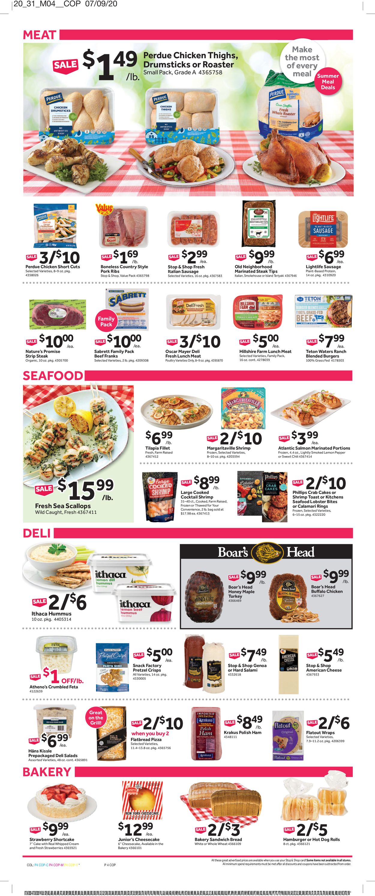 Catalogue Stop and Shop from 07/24/2020
