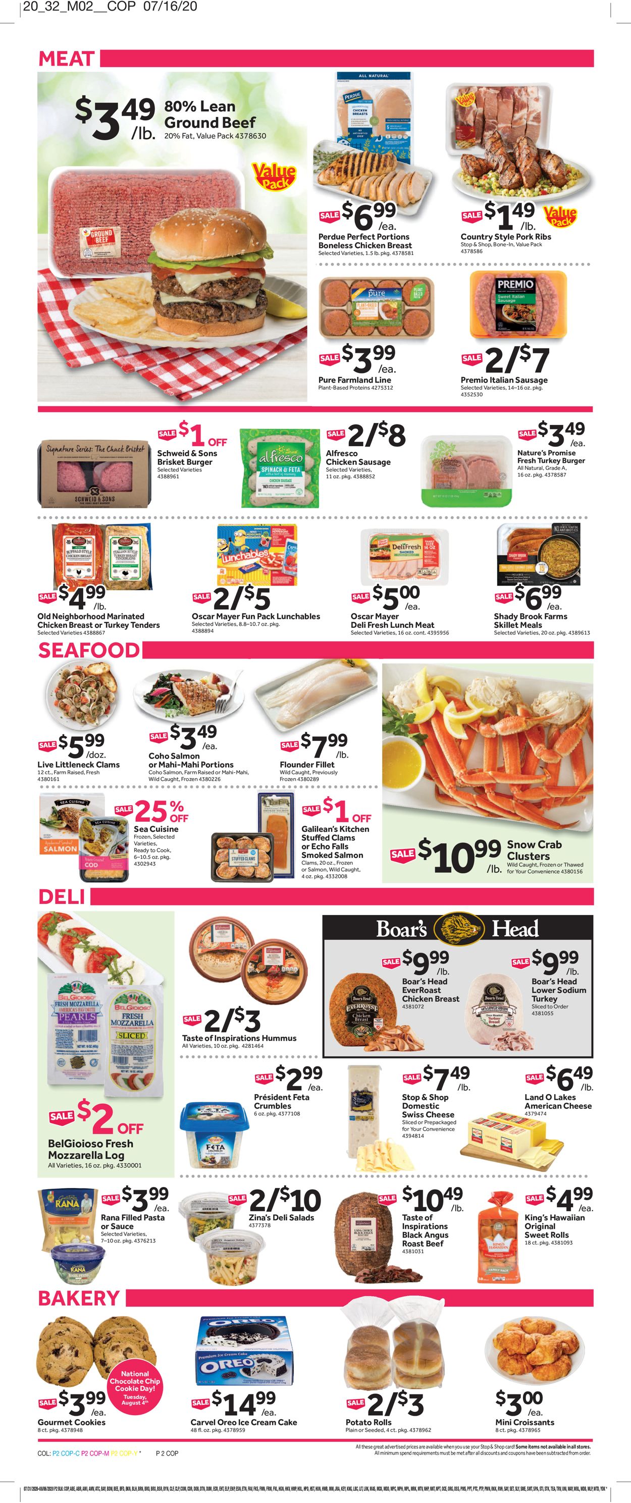 Catalogue Stop and Shop from 07/31/2020