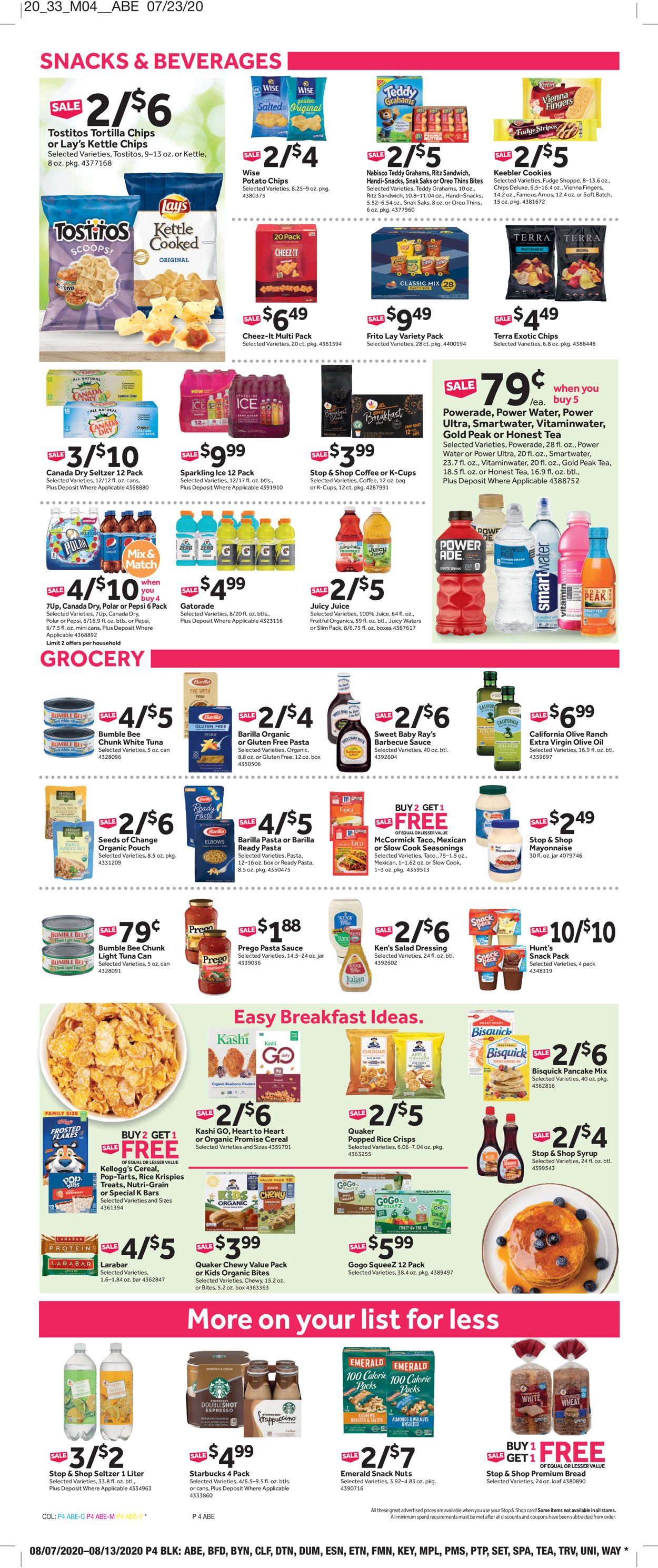 Catalogue Stop and Shop from 08/07/2020