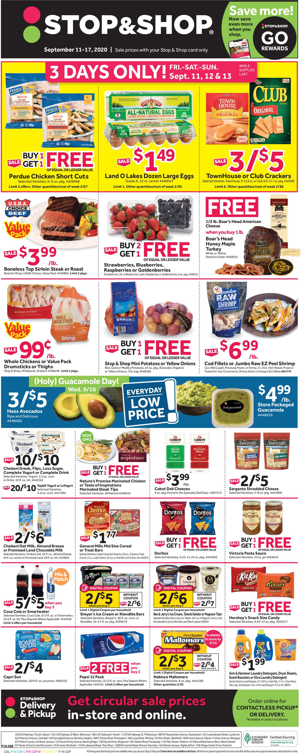 Stop and Shop Current weekly ad 09/11 09/17/2020