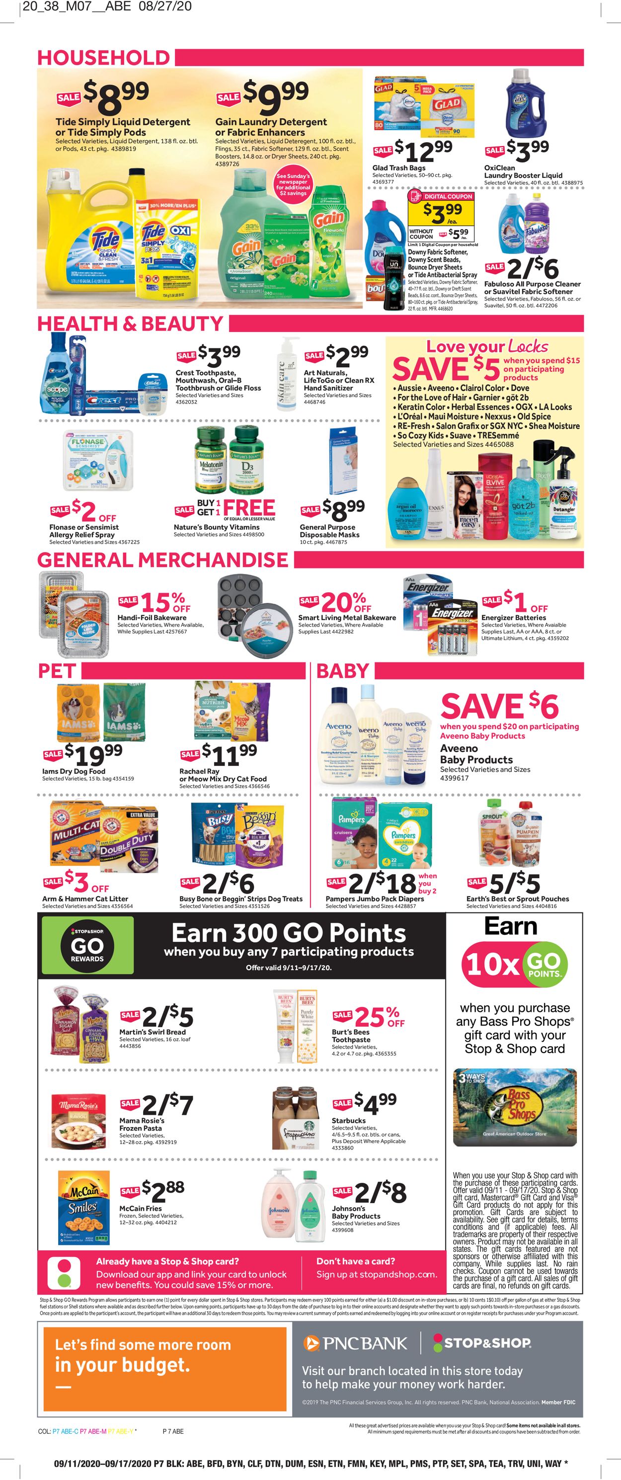 Catalogue Stop and Shop from 09/11/2020