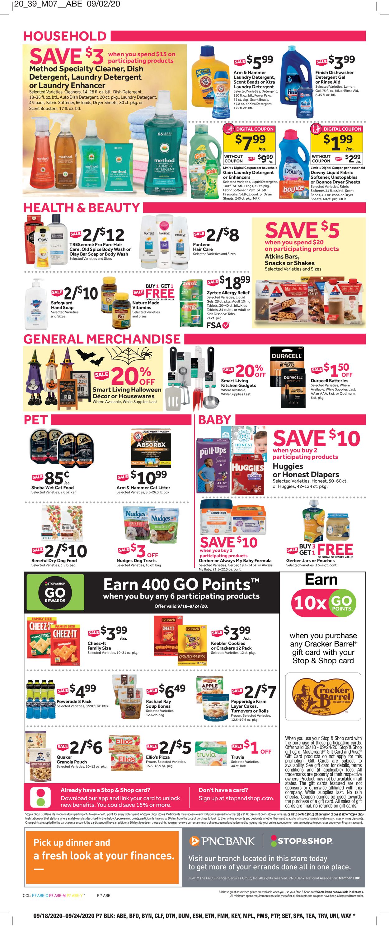 Catalogue Stop and Shop from 09/18/2020