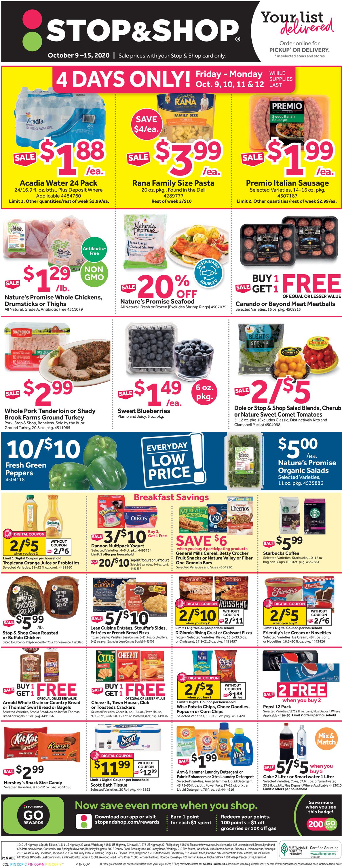 Catalogue Stop and Shop from 10/09/2020