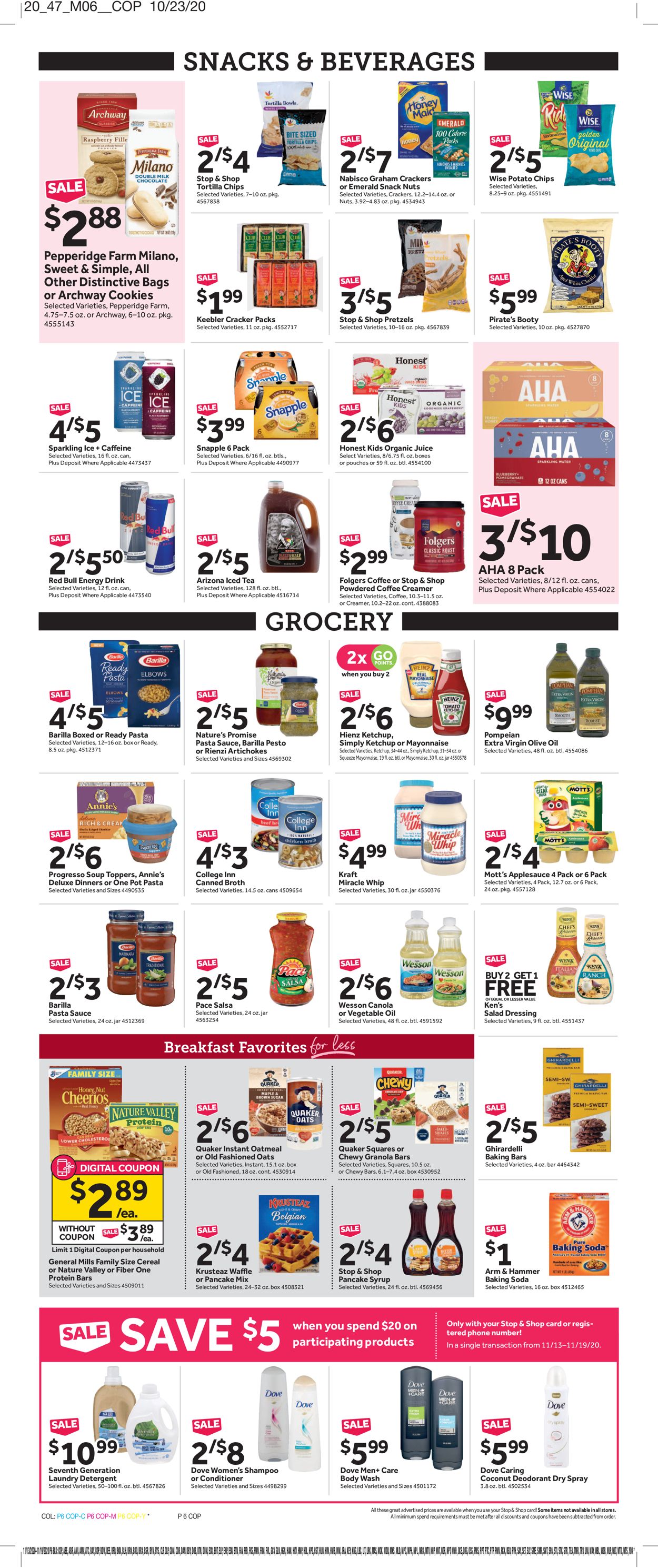 Catalogue Stop and Shop from 11/13/2020
