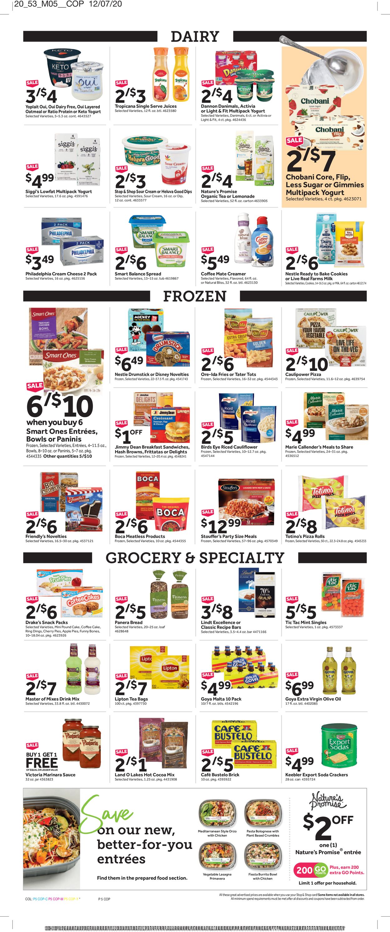 Catalogue Stop and Shop from 12/25/2020
