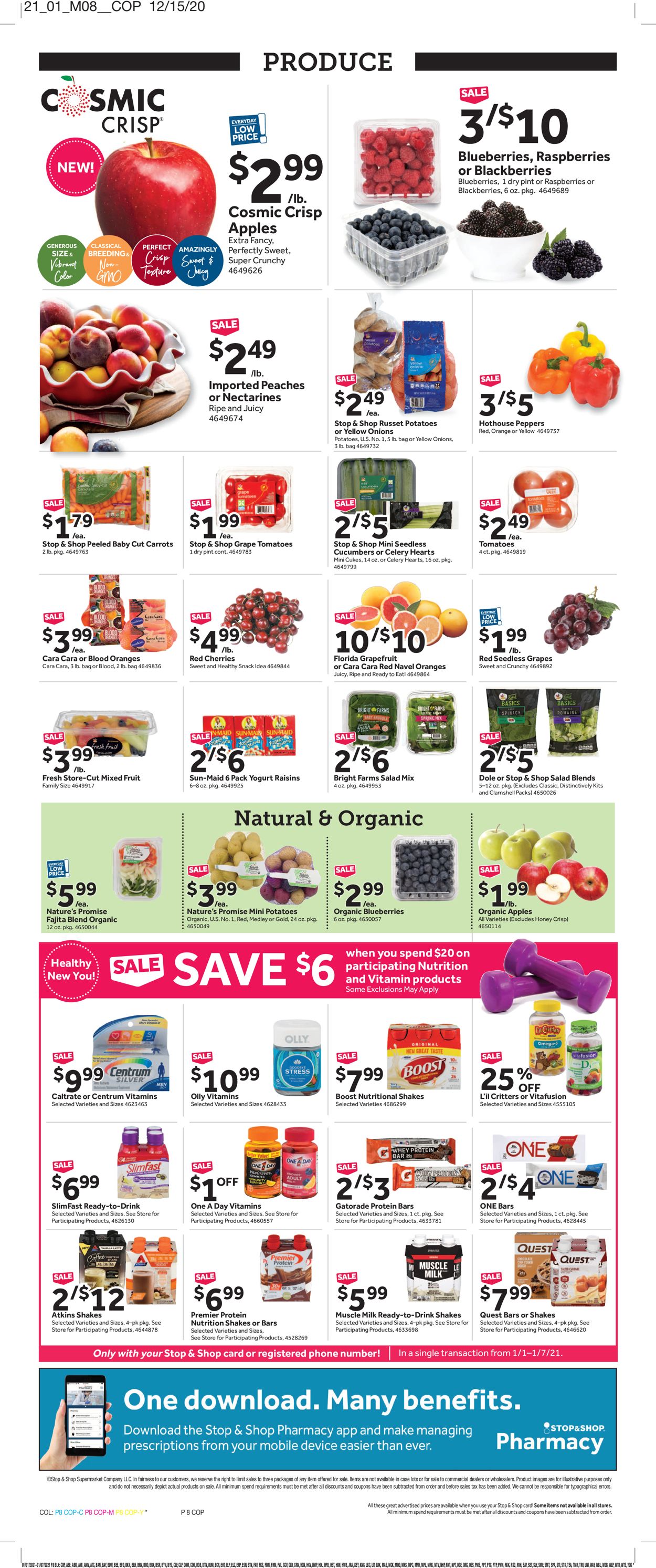 Catalogue Stop and Shop from 01/01/2021