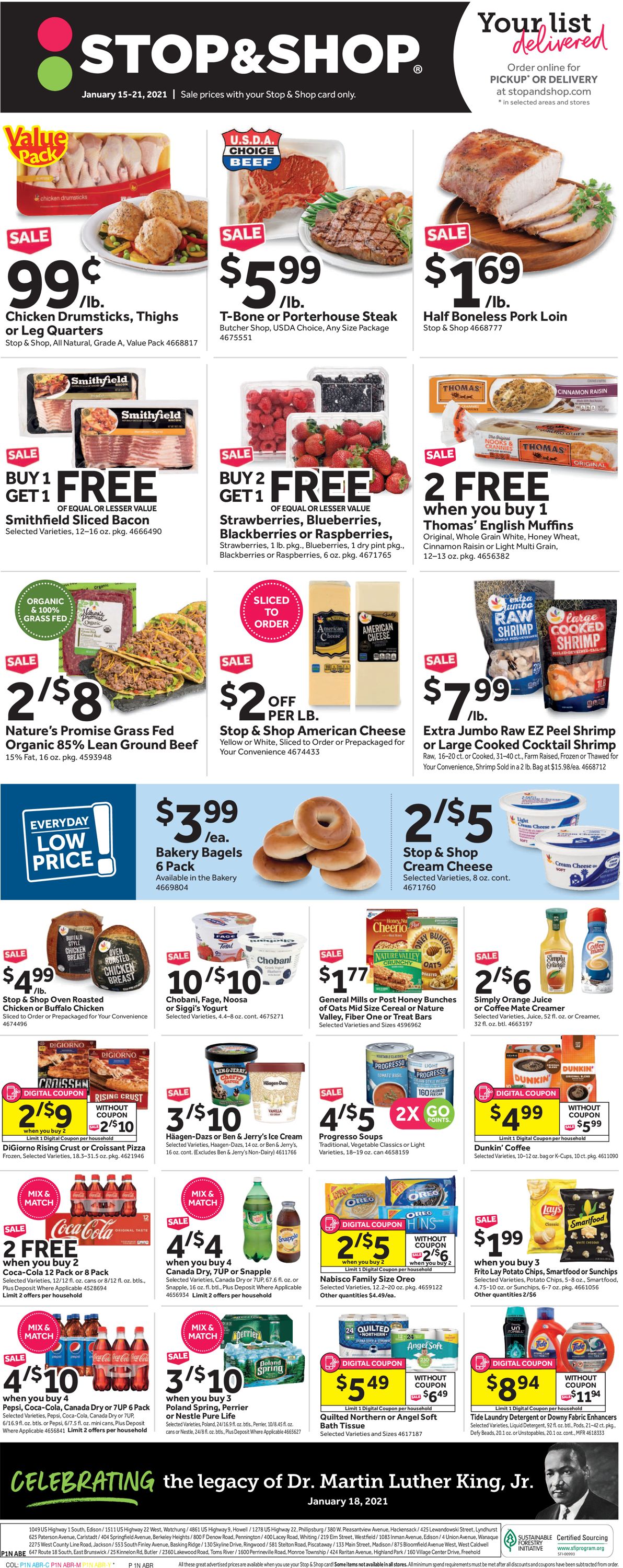 Catalogue Stop and Shop from 01/15/2021
