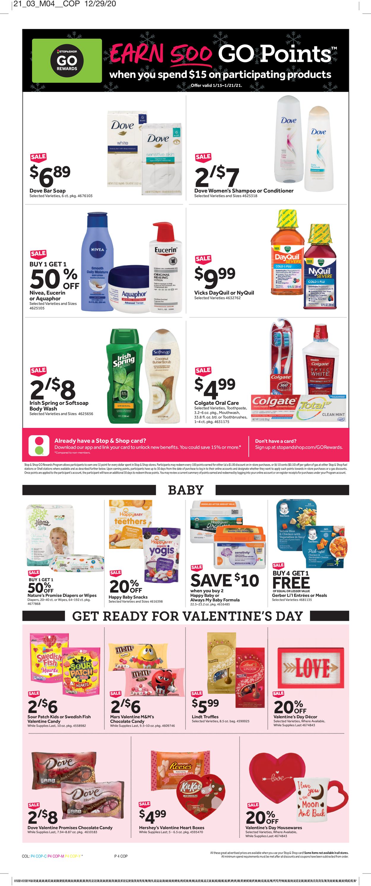 Catalogue Stop and Shop from 01/15/2021