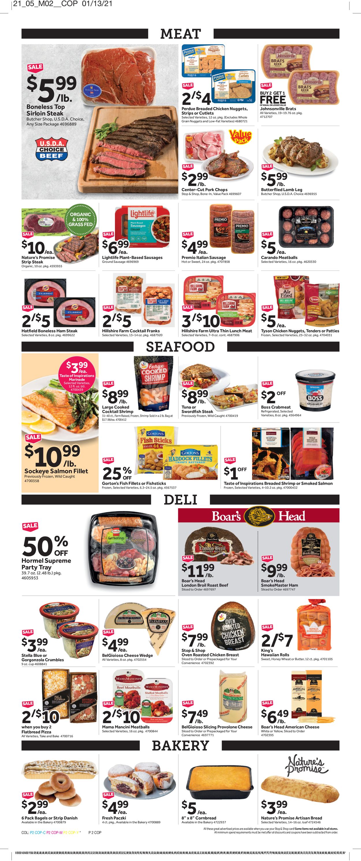 Catalogue Stop and Shop from 01/29/2021