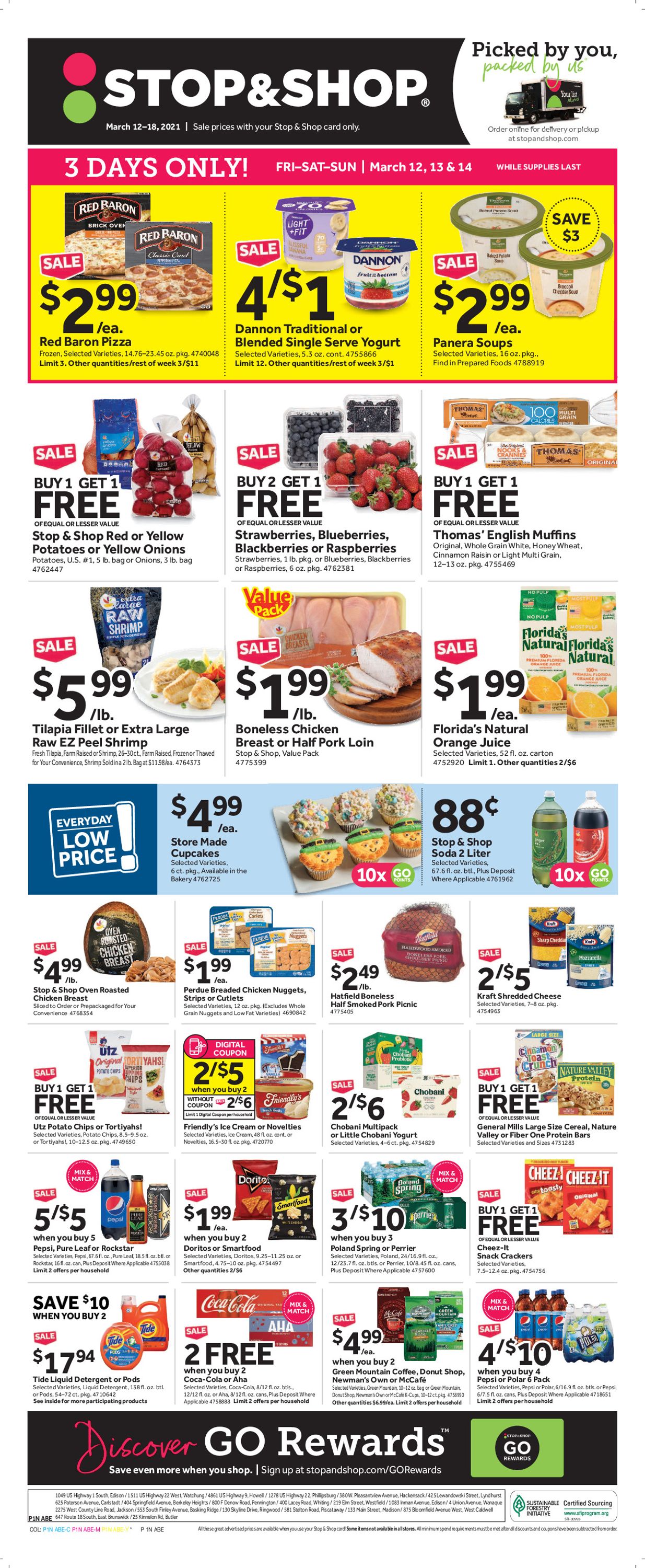 Catalogue Stop and Shop from 03/12/2021