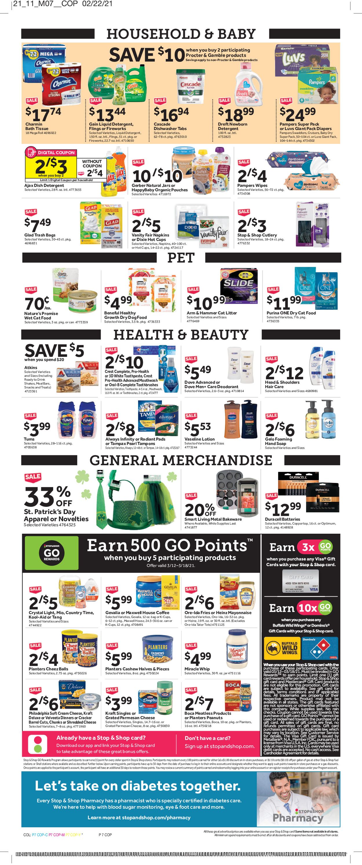 Catalogue Stop and Shop from 03/12/2021