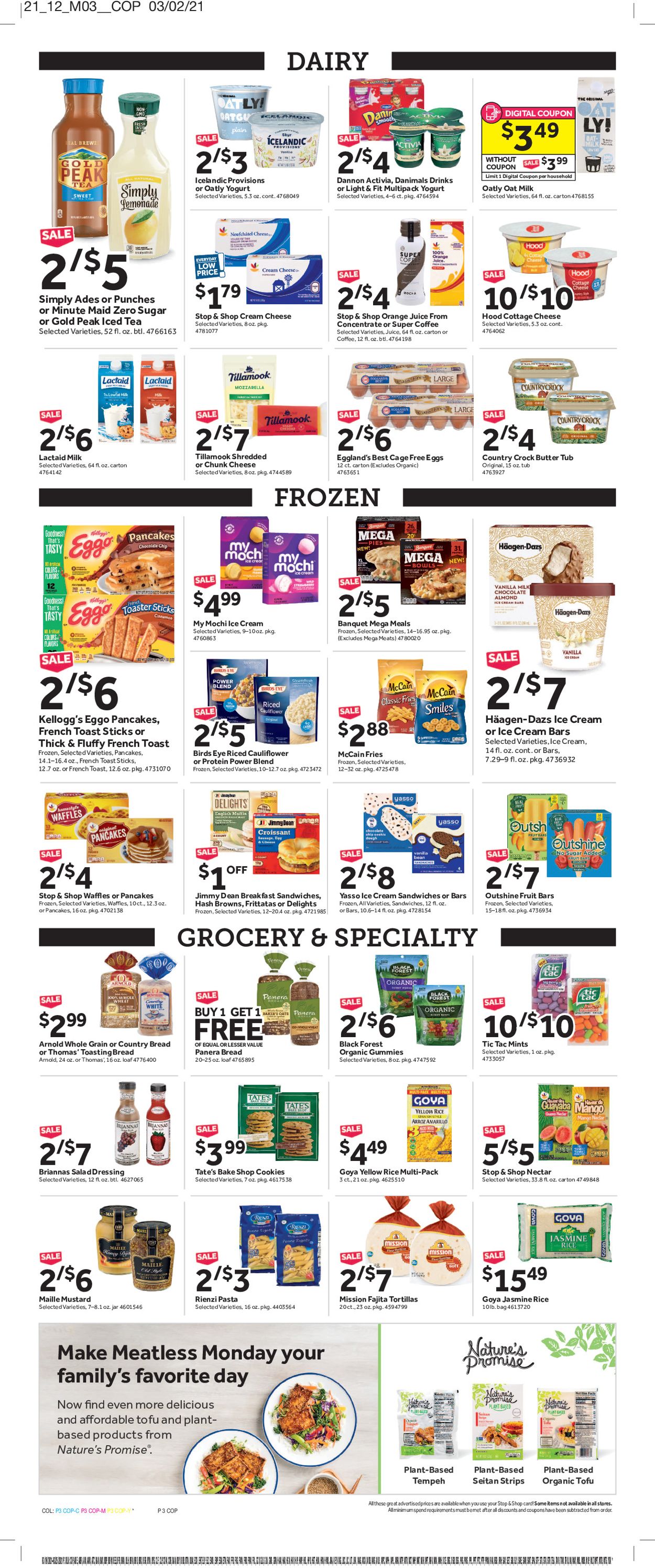 Catalogue Stop and Shop from 03/19/2021