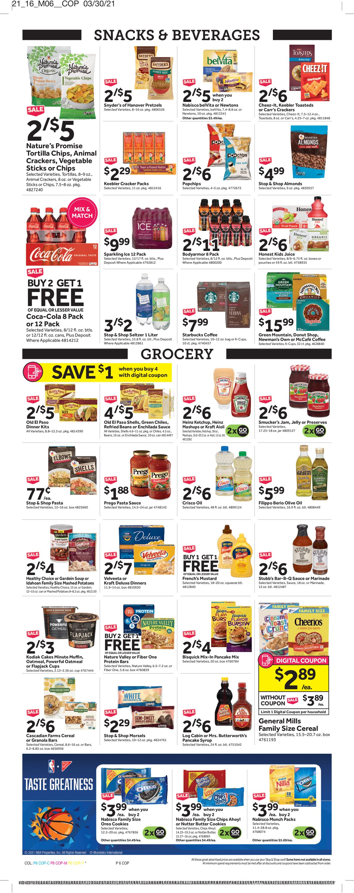 Catalogue Stop and Shop from 04/16/2021