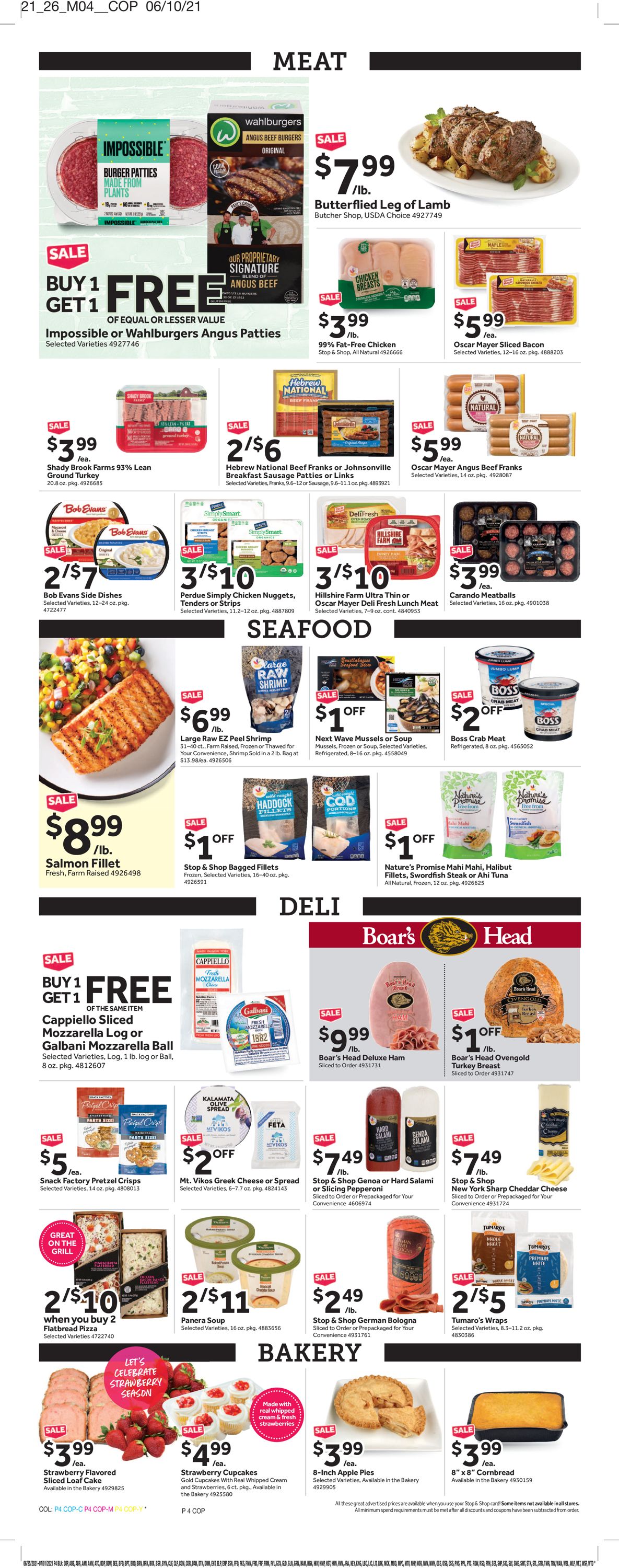 Catalogue Stop and Shop from 06/25/2021