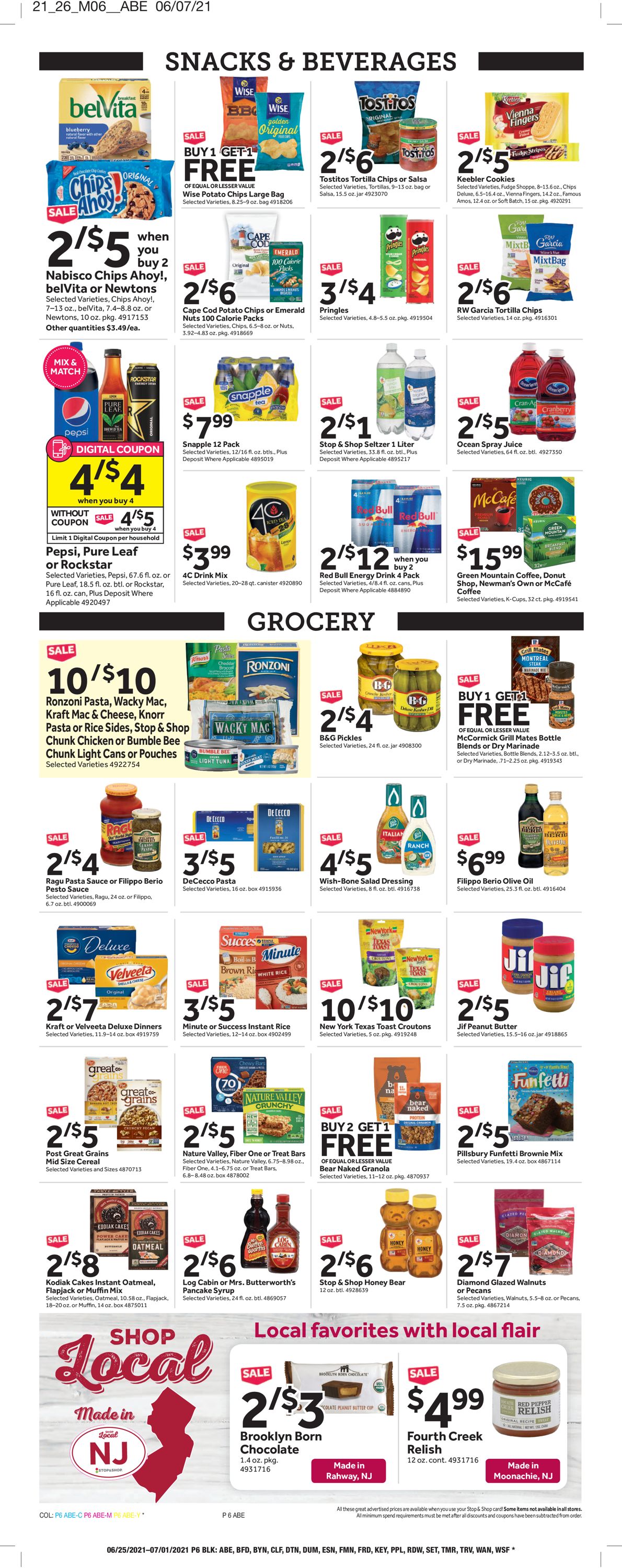 Catalogue Stop and Shop from 06/25/2021