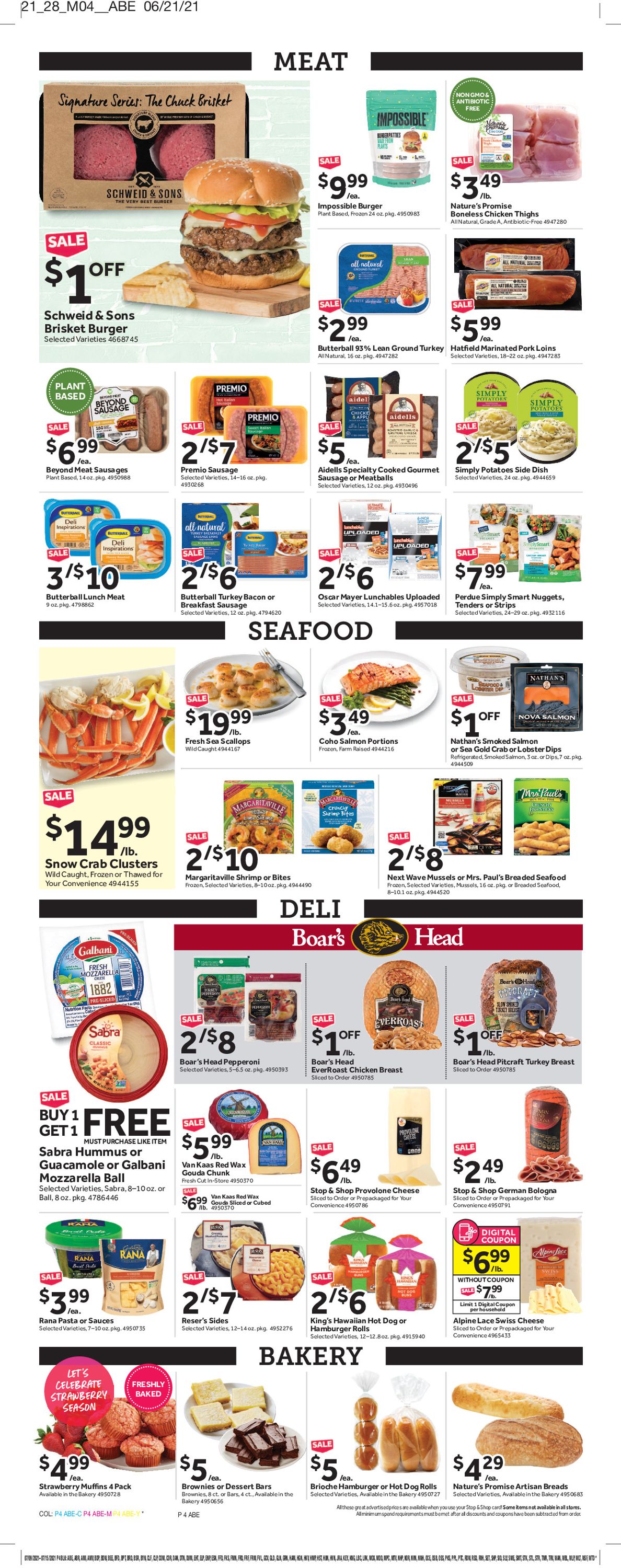 Catalogue Stop and Shop from 07/09/2021