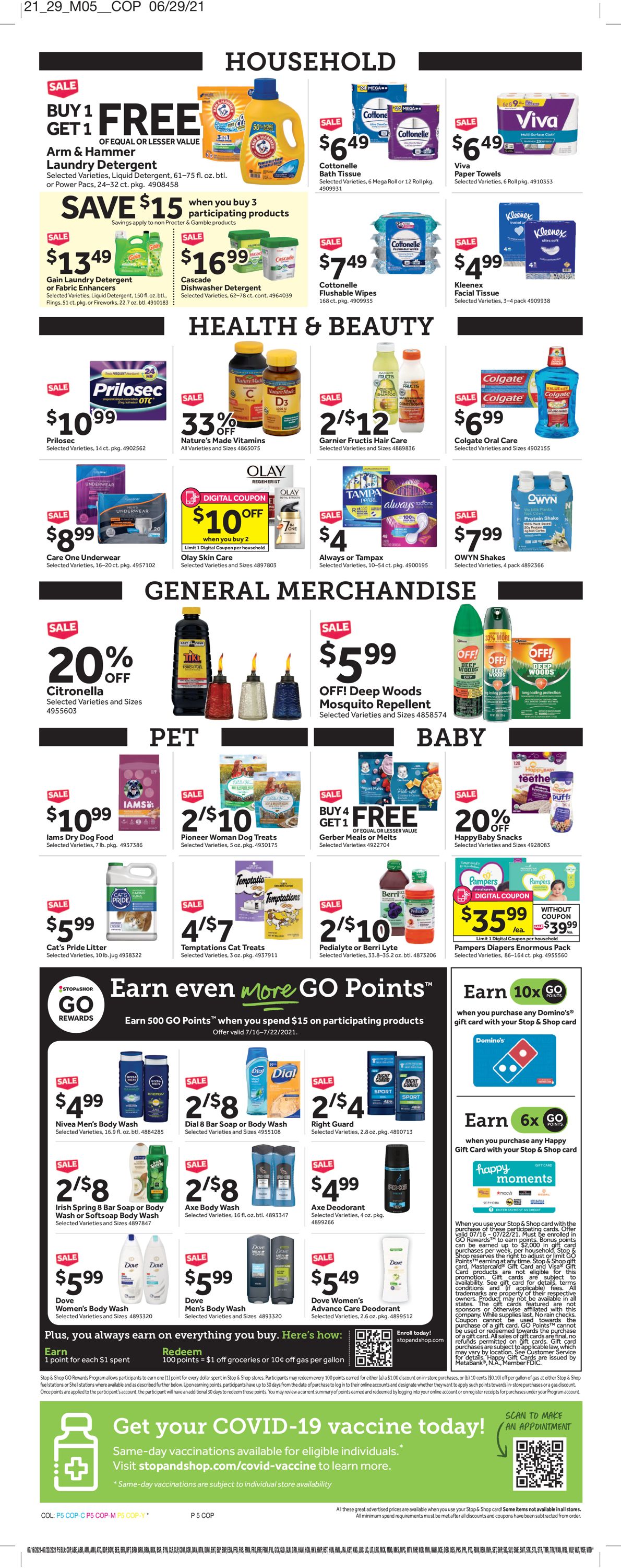 Catalogue Stop and Shop from 07/16/2021