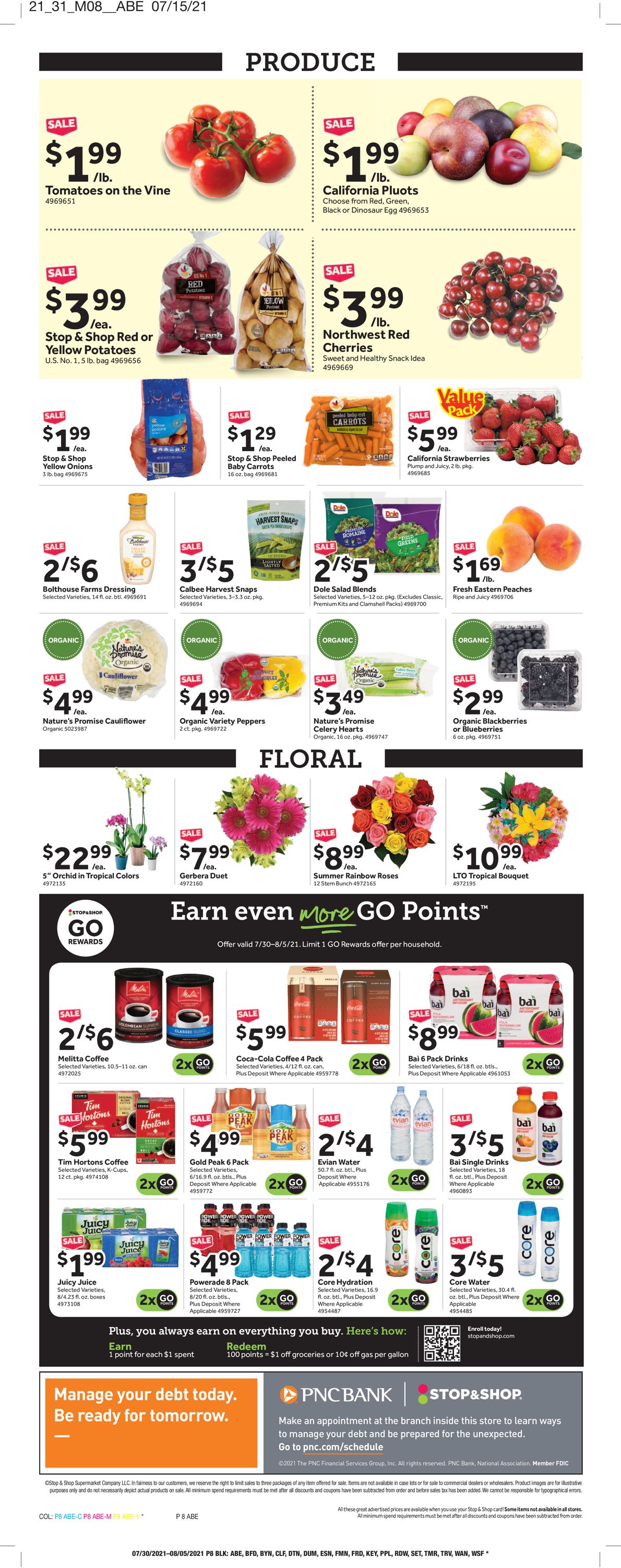 Catalogue Stop and Shop from 07/30/2021