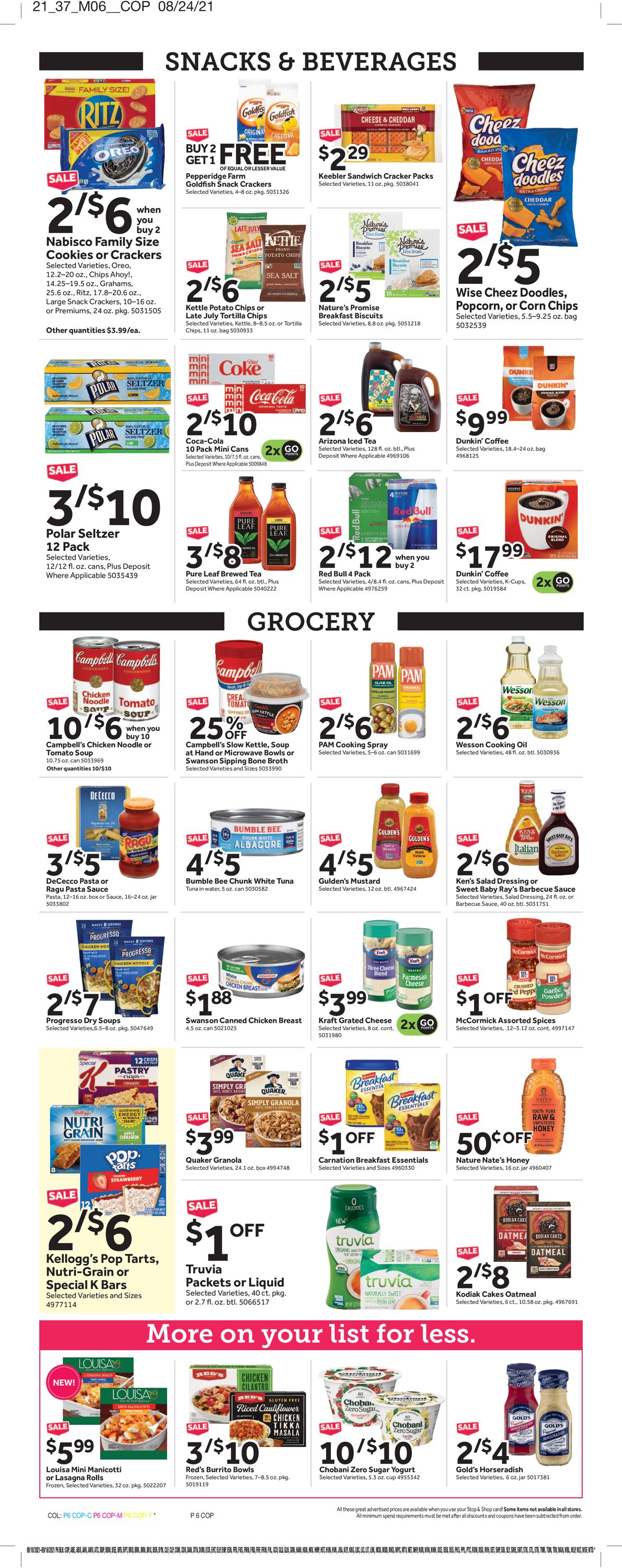 Catalogue Stop and Shop from 09/10/2021