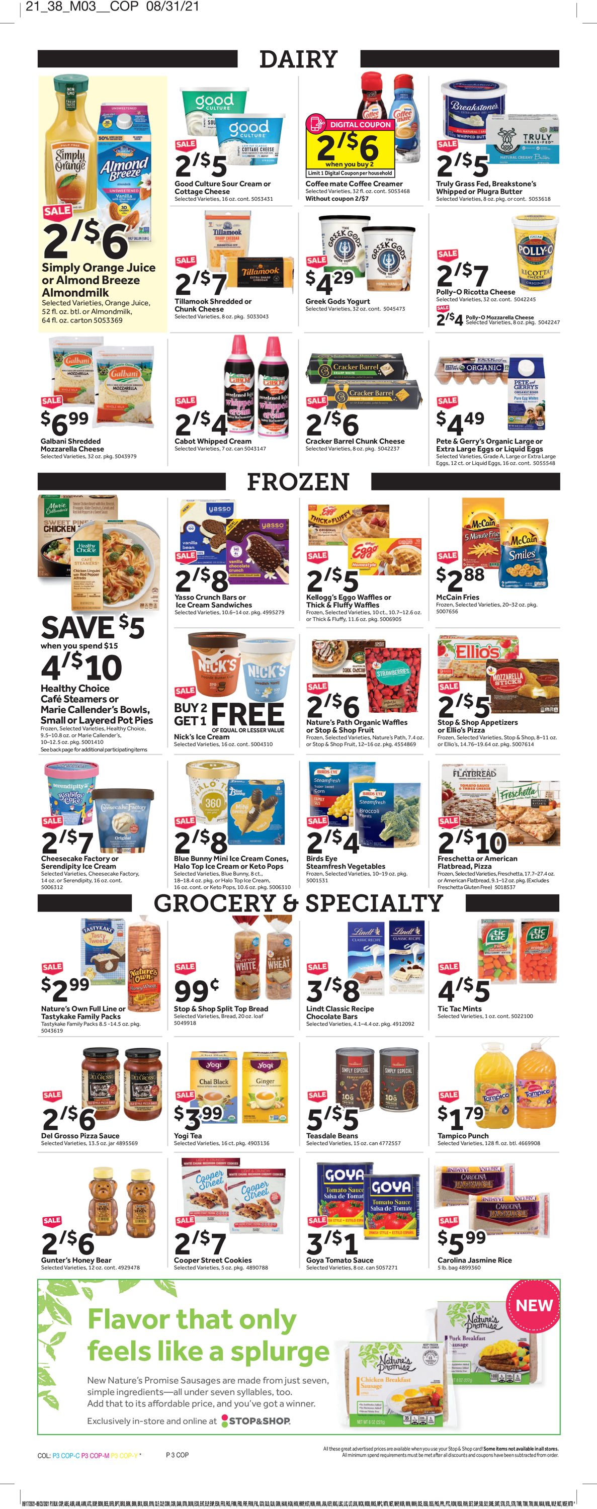 Catalogue Stop and Shop from 09/17/2021