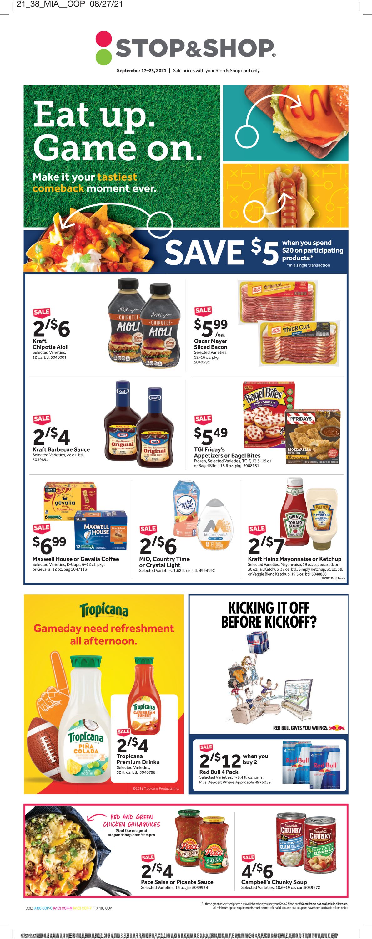 Catalogue Stop and Shop from 09/17/2021