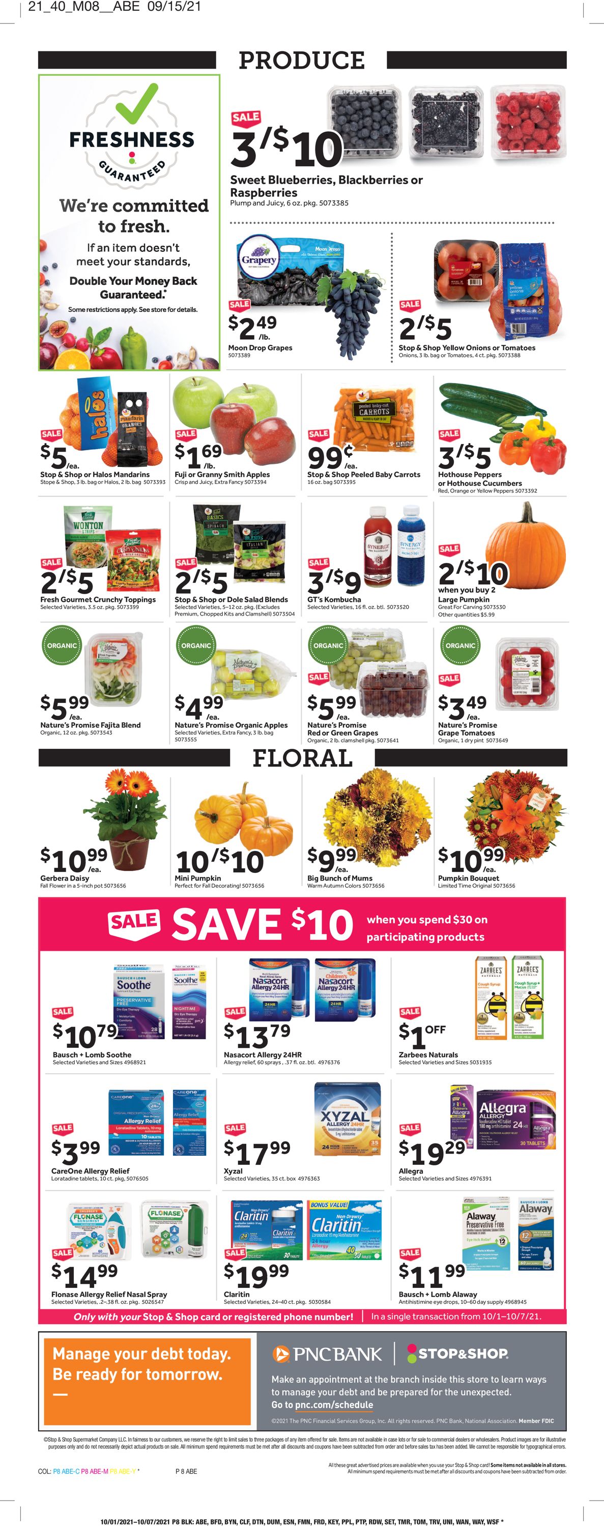 Catalogue Stop and Shop from 10/01/2021