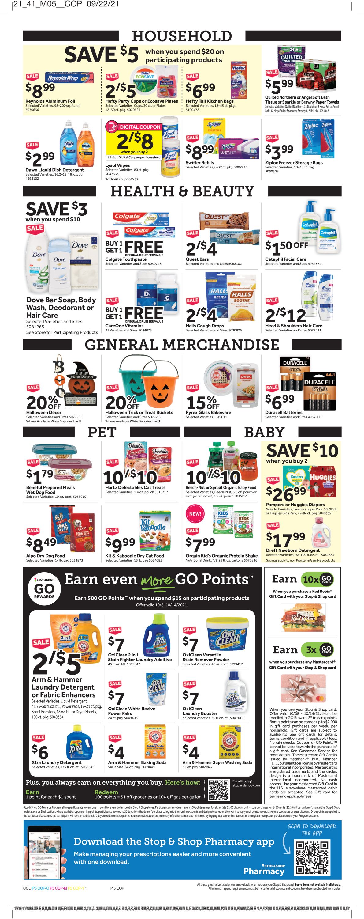 Catalogue Stop and Shop from 10/08/2021