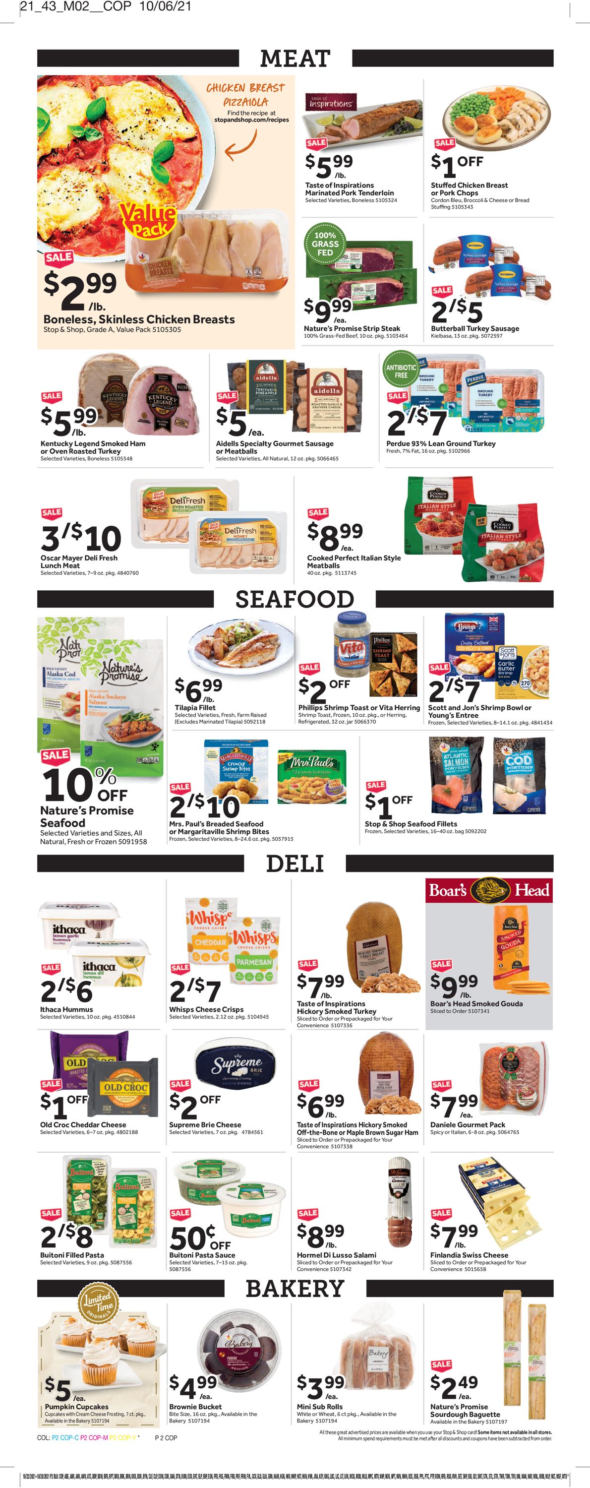 Catalogue Stop and Shop from 10/22/2021
