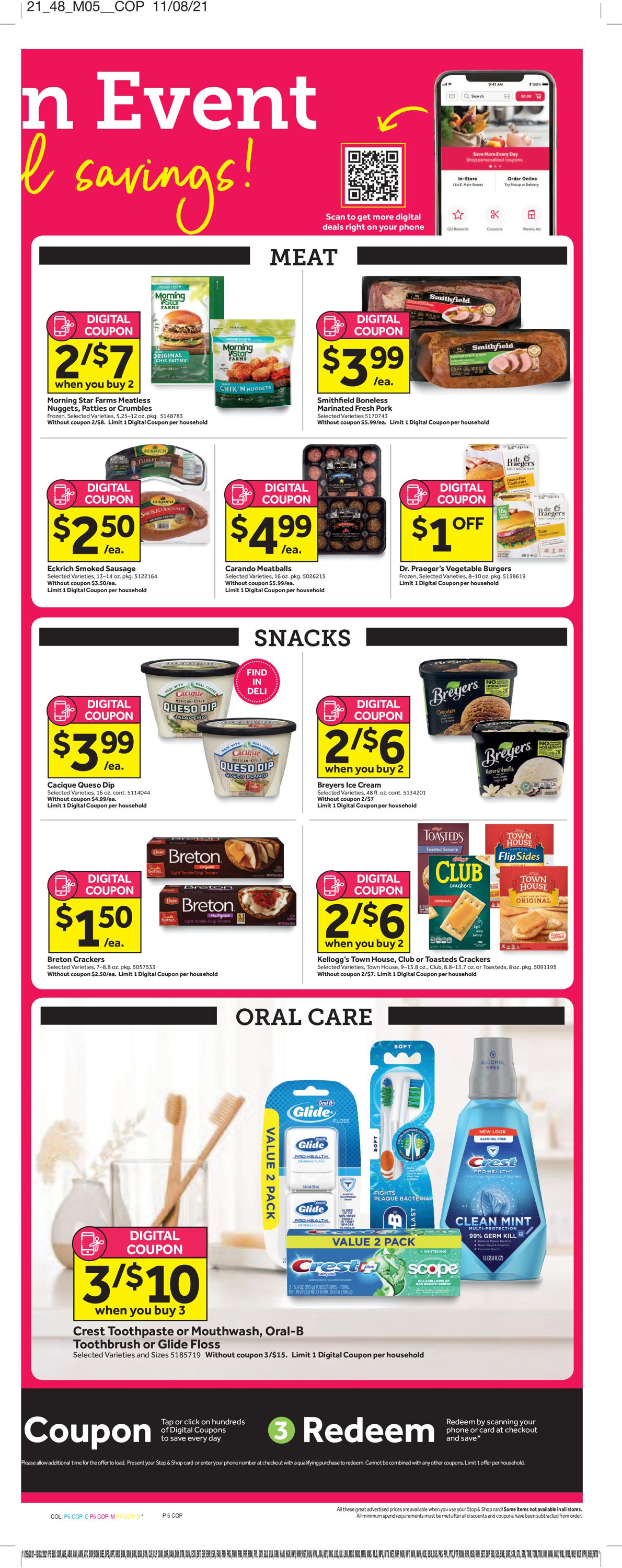 Catalogue Stop and Shop from 11/26/2021
